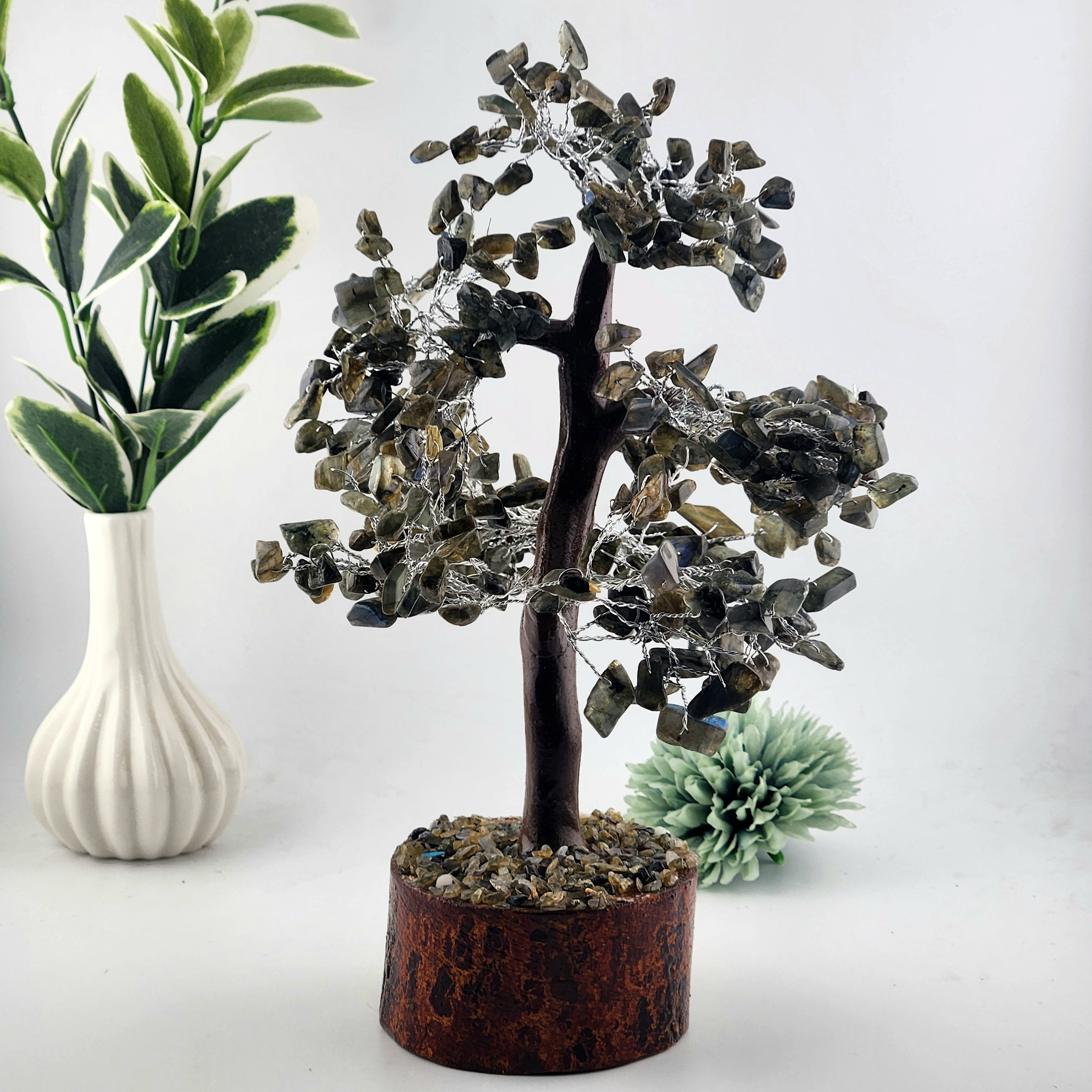 Labradorite Crystal Chip Tree