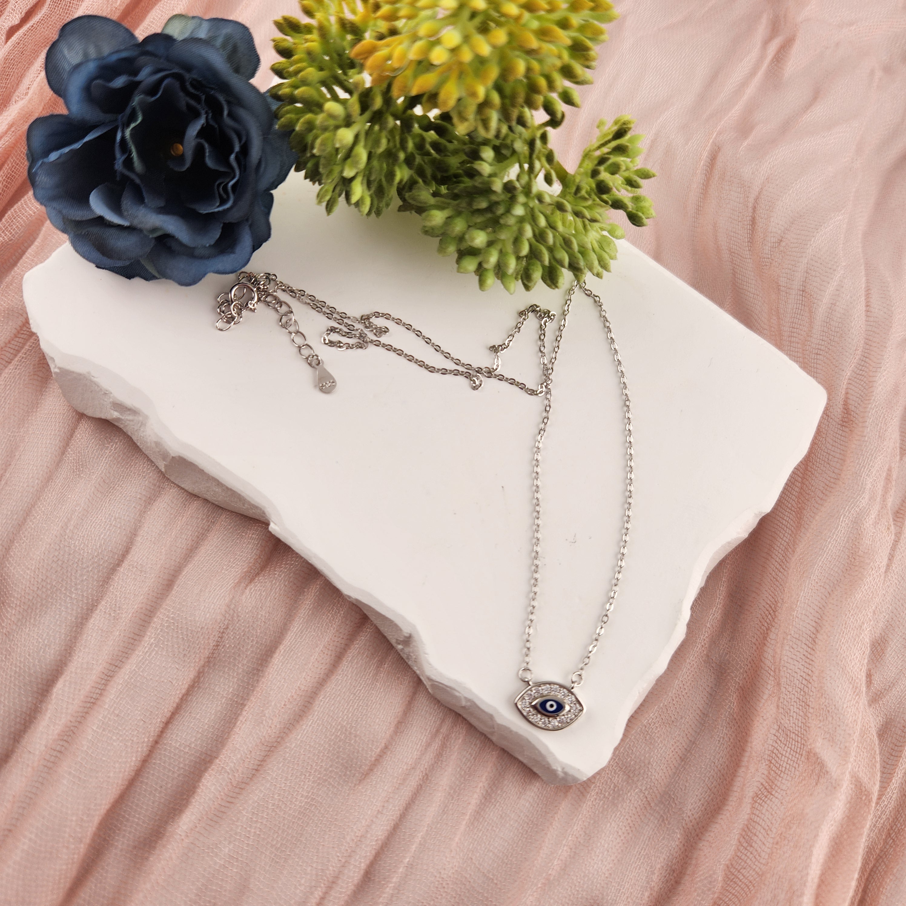 Evil Eye Necklace - Silver S925