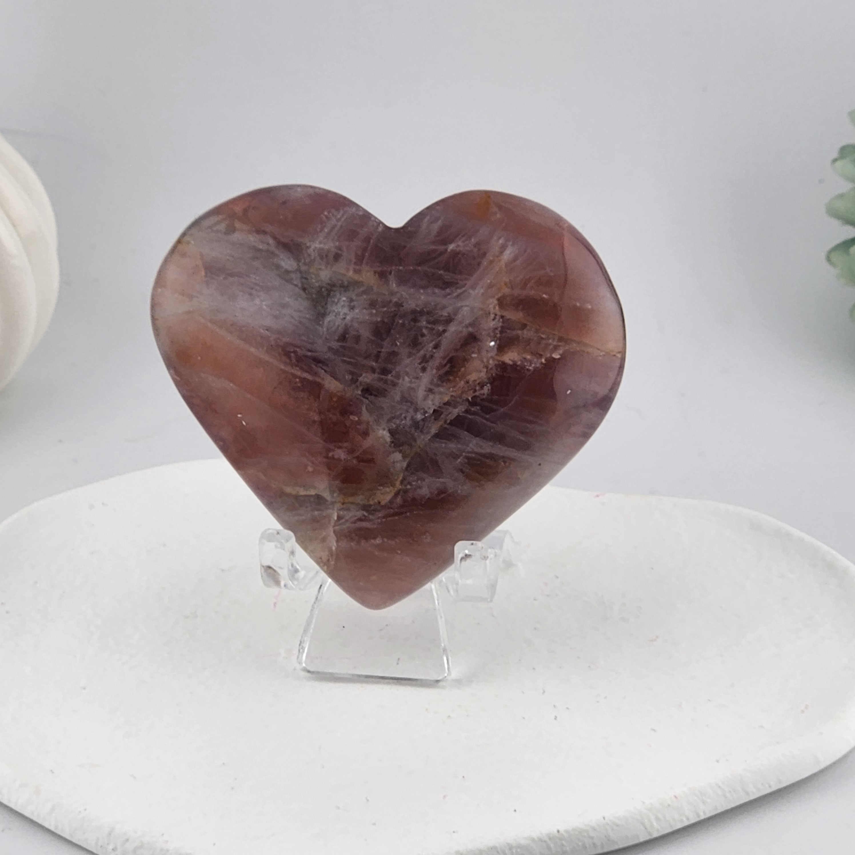 Lavender Rose Quartz Heart