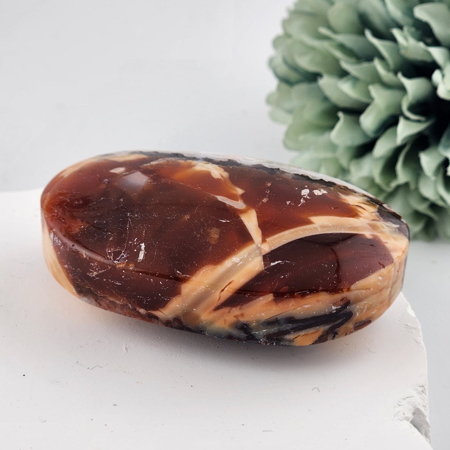 Mexican Crazy Lace Agate Palmstone