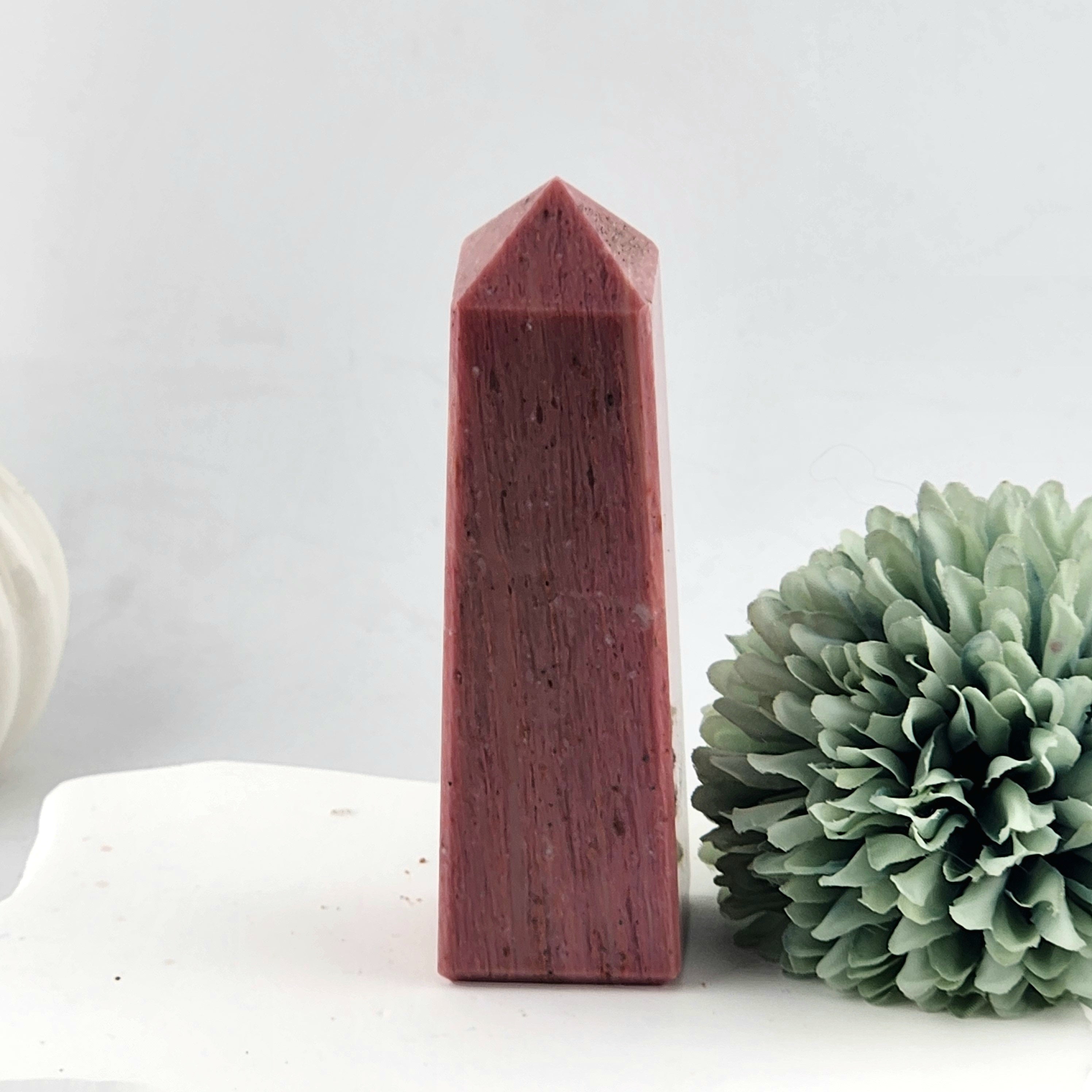 Pink Petrified Wood Tower