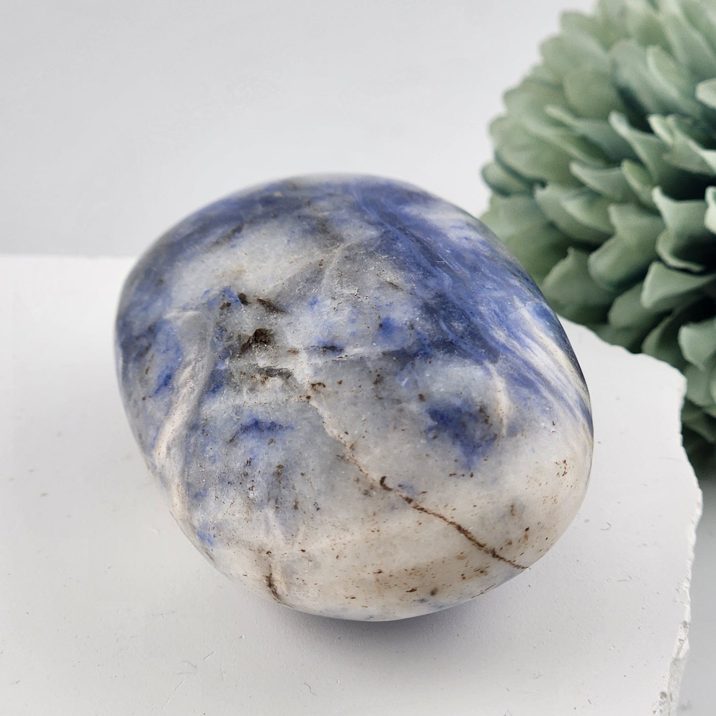 Blue Kyanite Palmstone