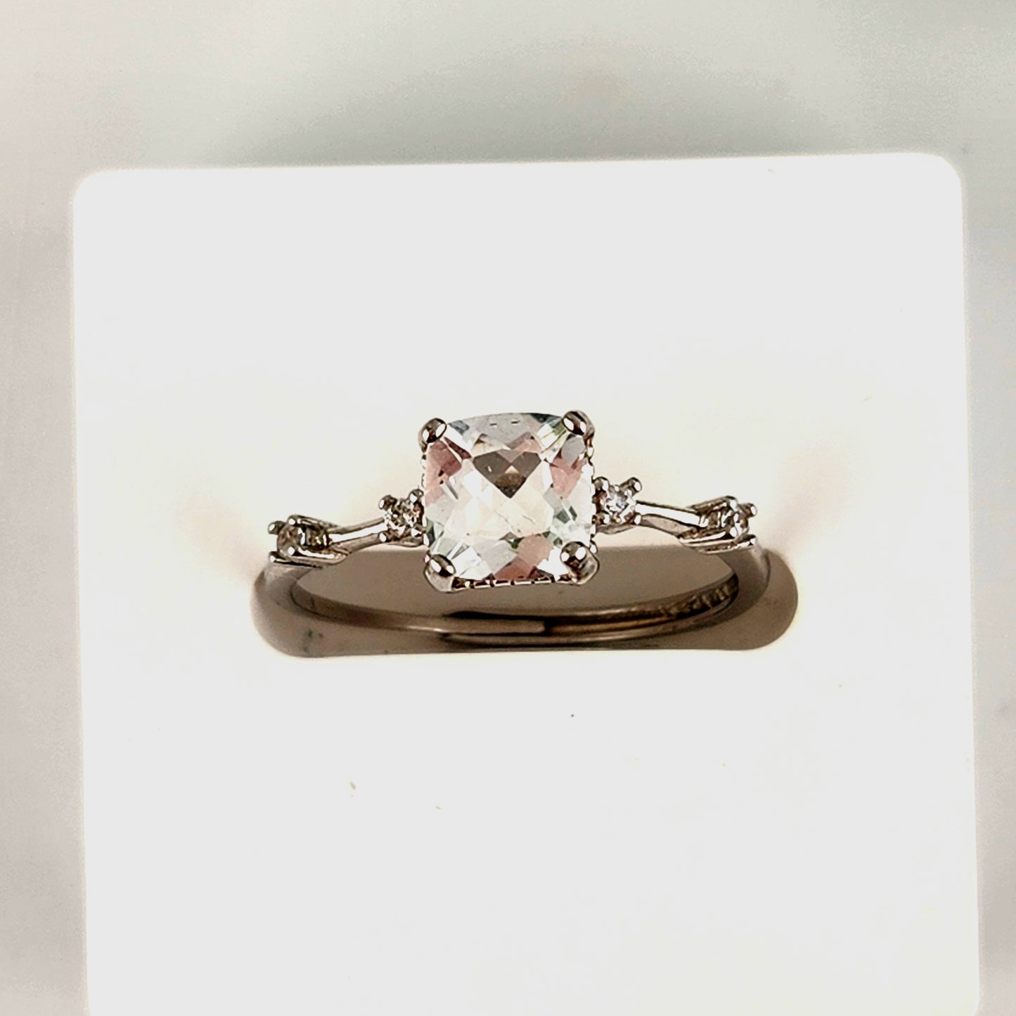 Clear Quartz Ring - S925 Adjustable
