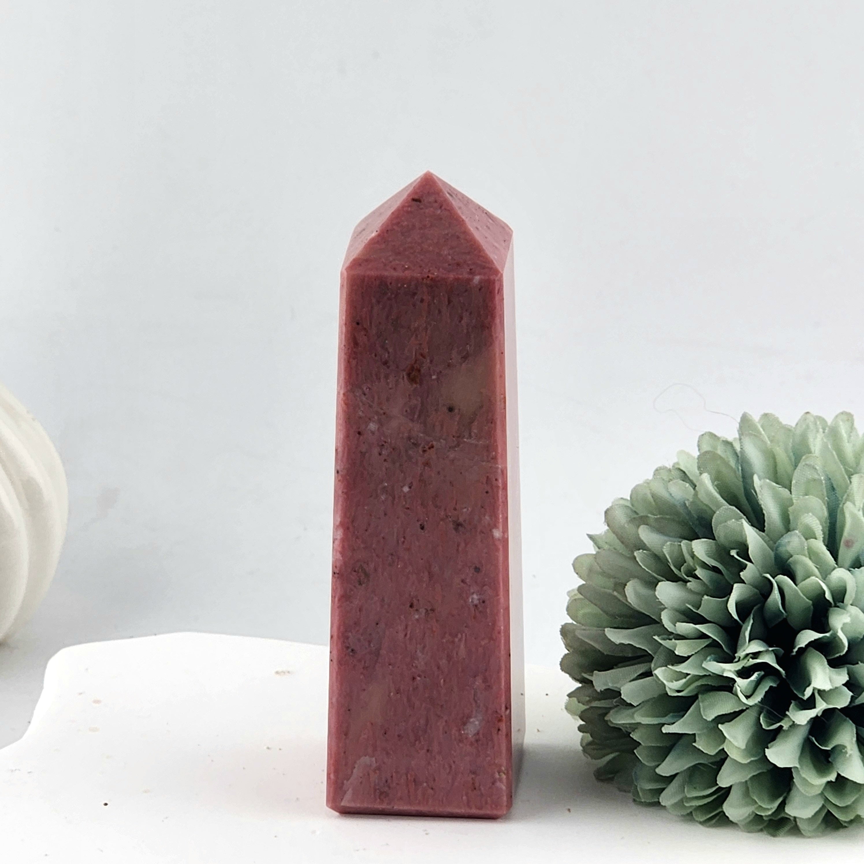 Pink Petrified Wood Tower