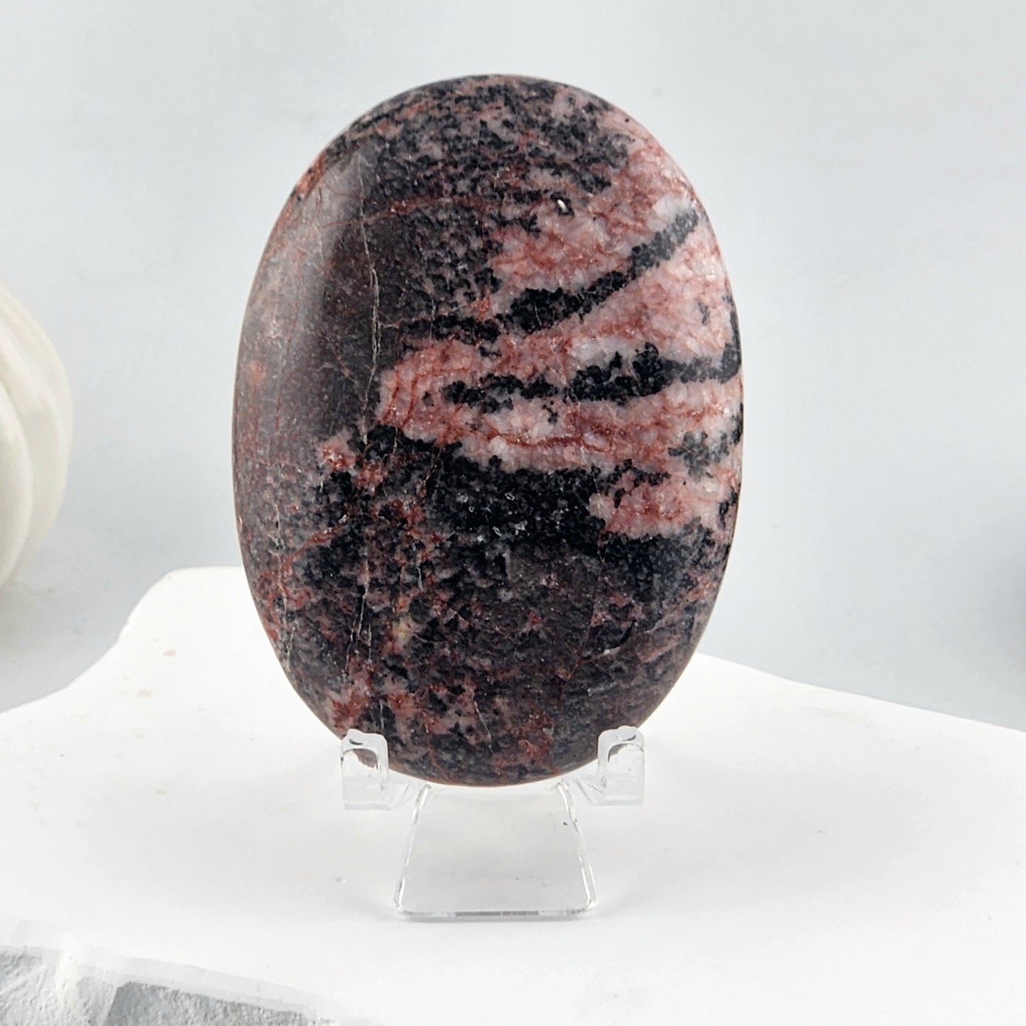 Pink Zebra Jasper Palmstone
