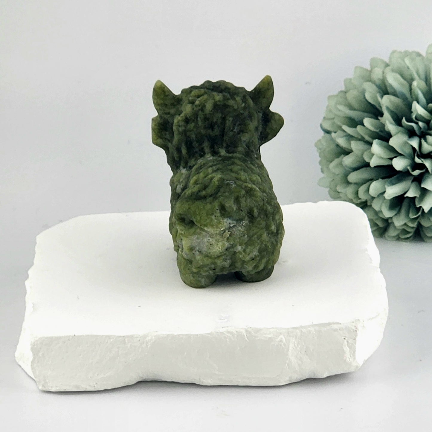Green Jade Highland Cow