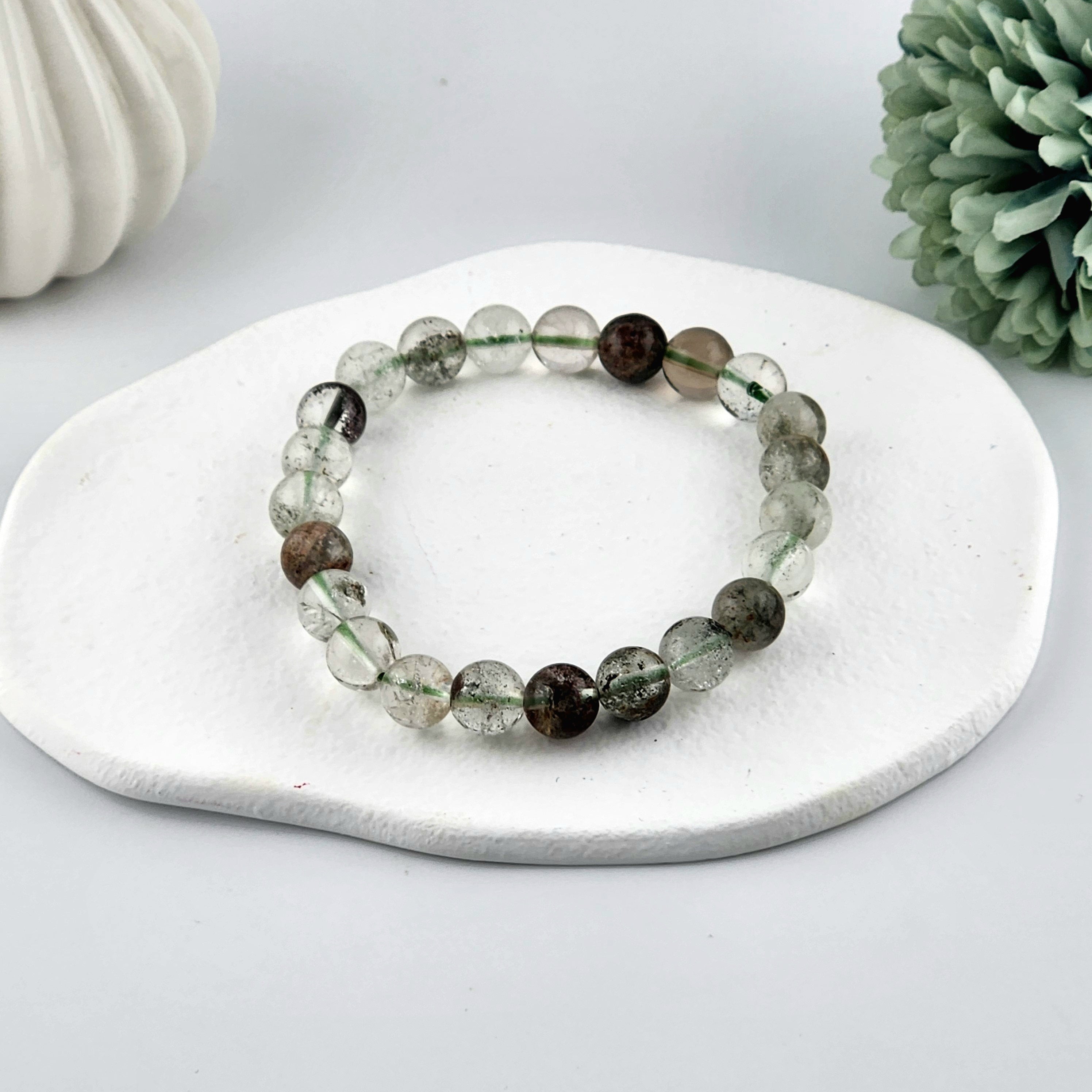 Garden Quartz Beaded Bracelet - 8mm