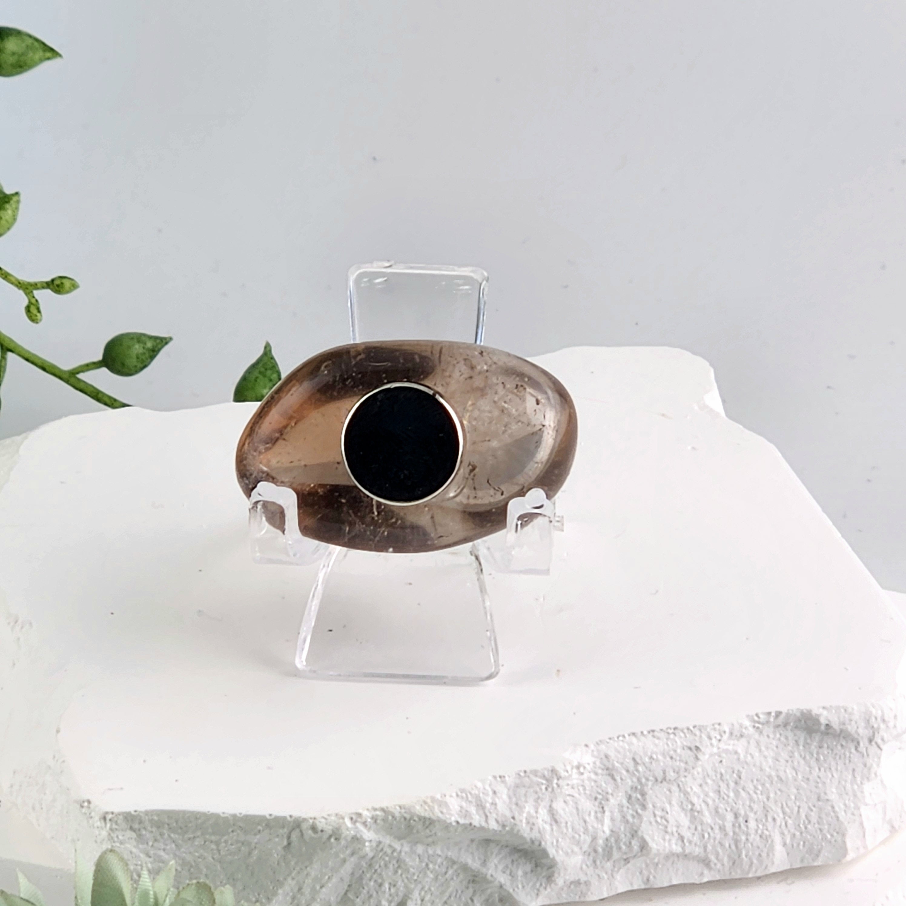 Smokey Quartz Crystal Tumble Magnet