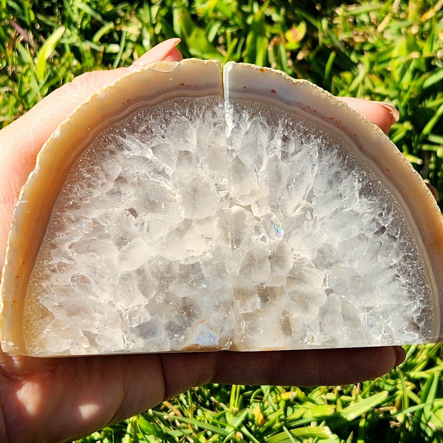 Agate Bookend