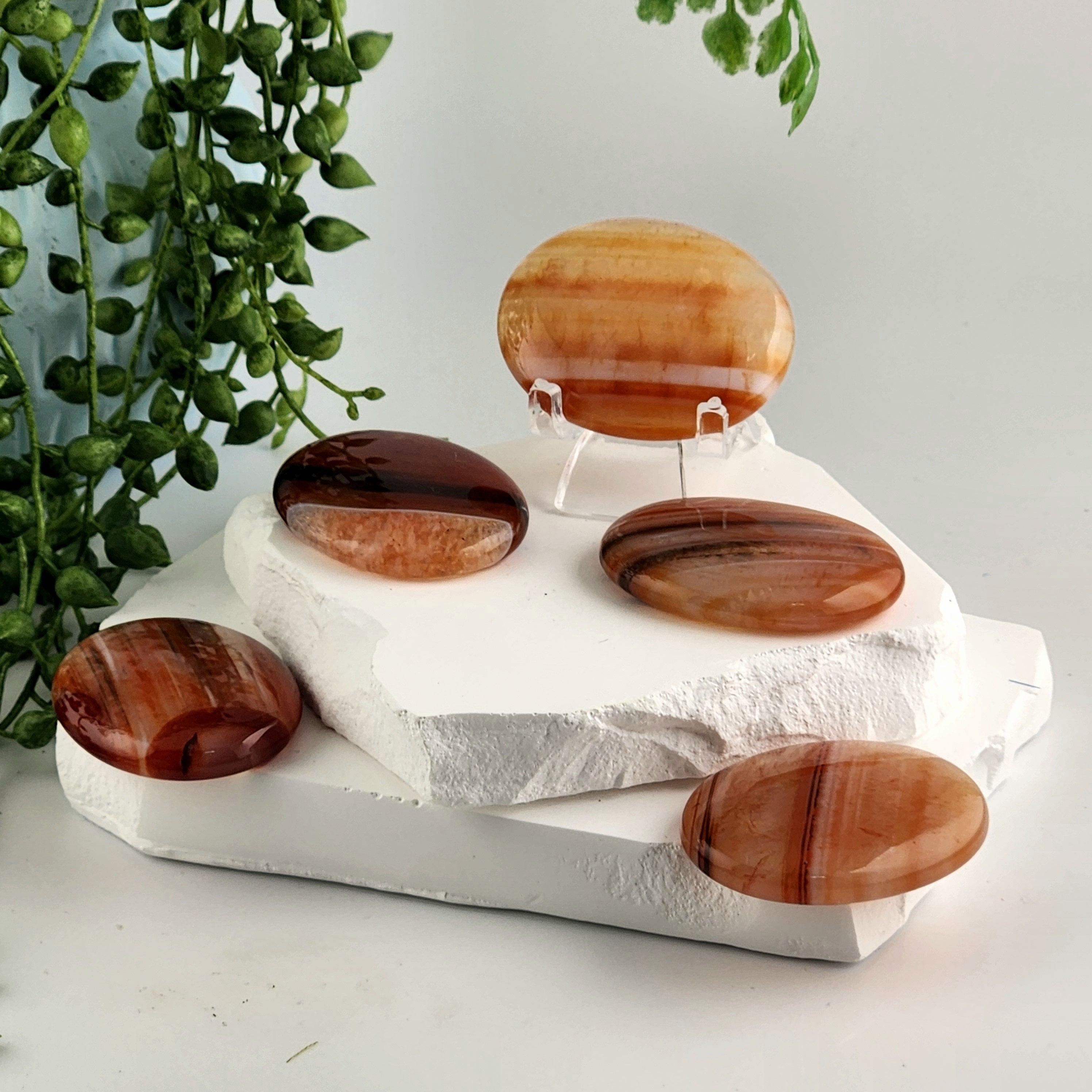 Carnelian Worry Stone