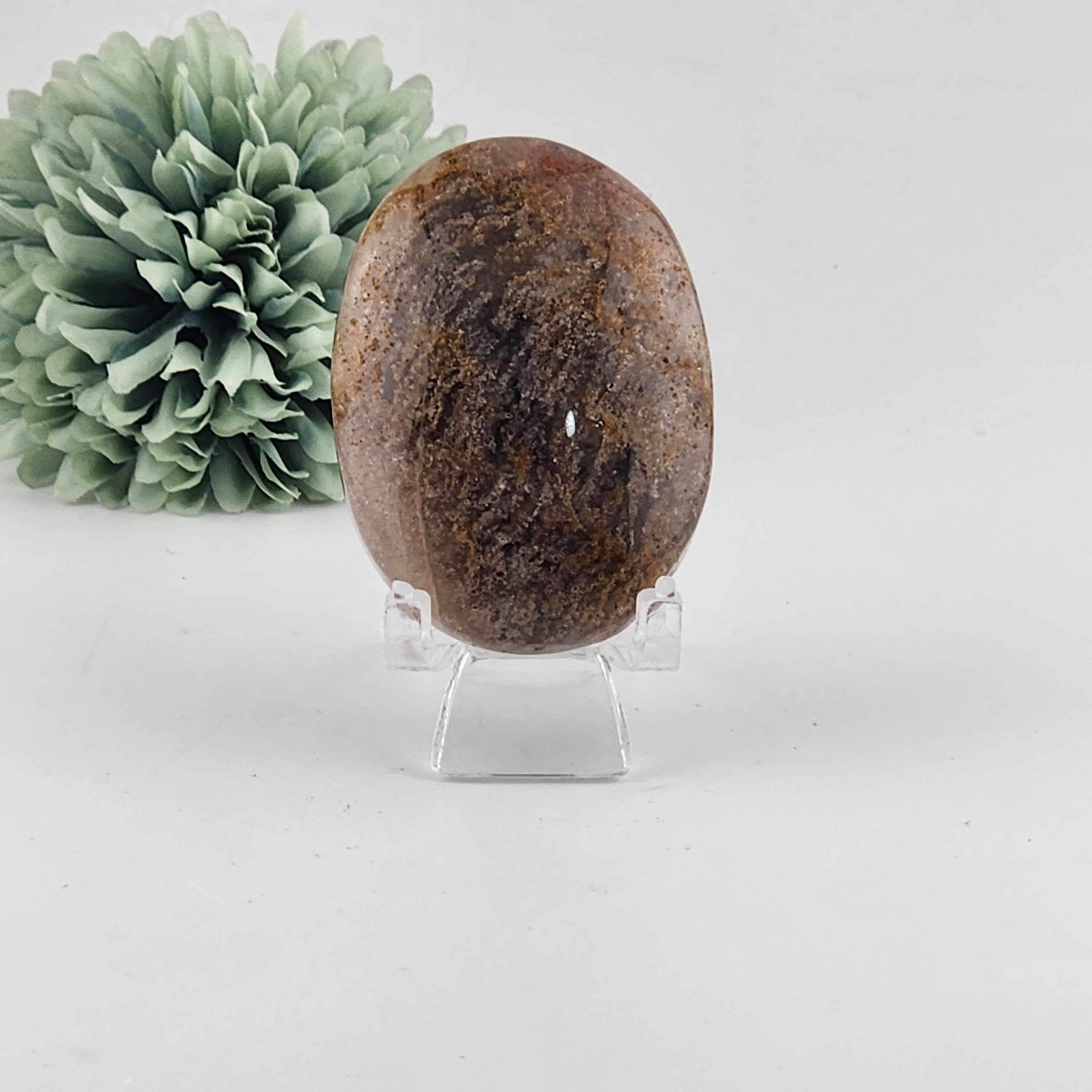 Thousand Layer Garden Quartz Palmstone