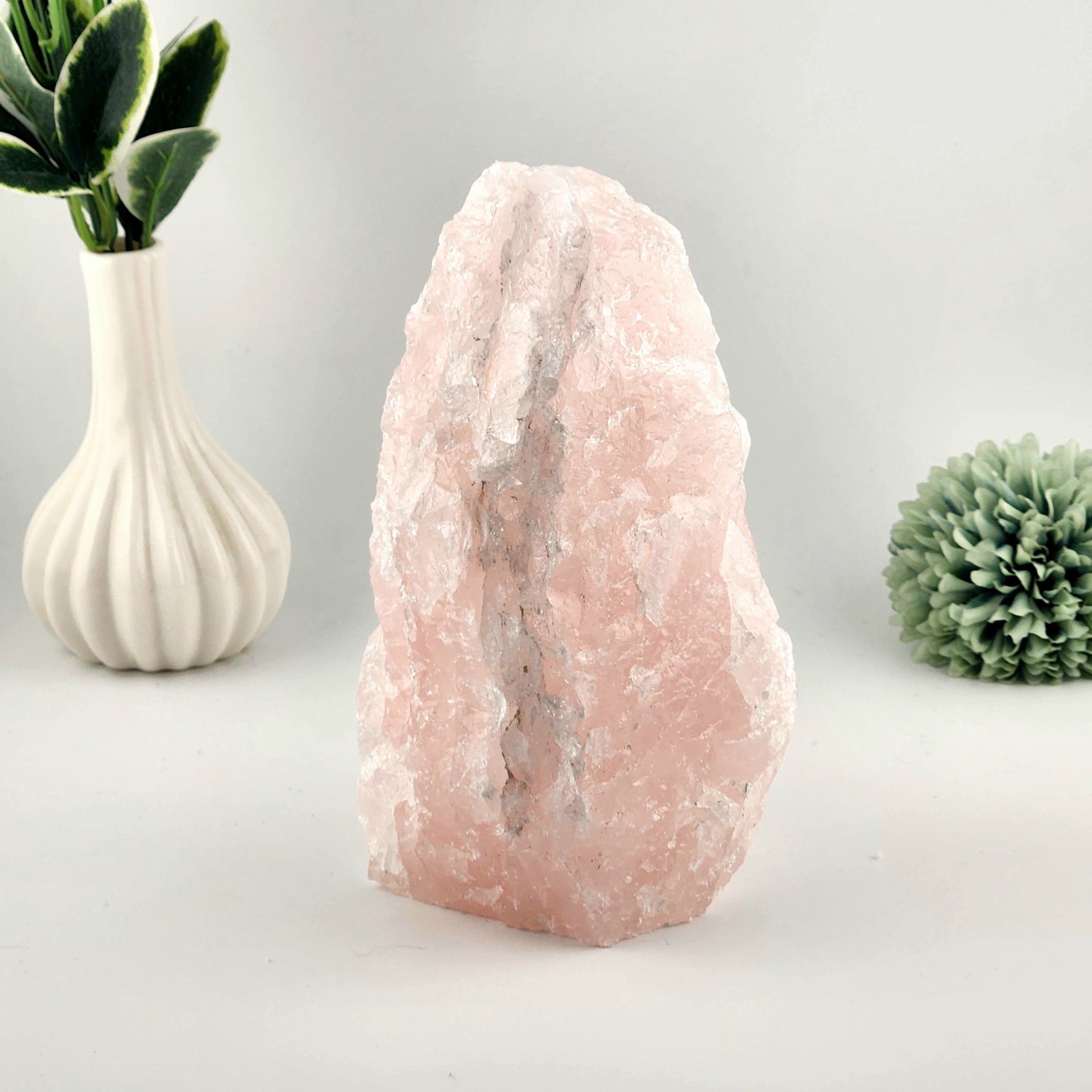 Raw Rose Quartz Freeform