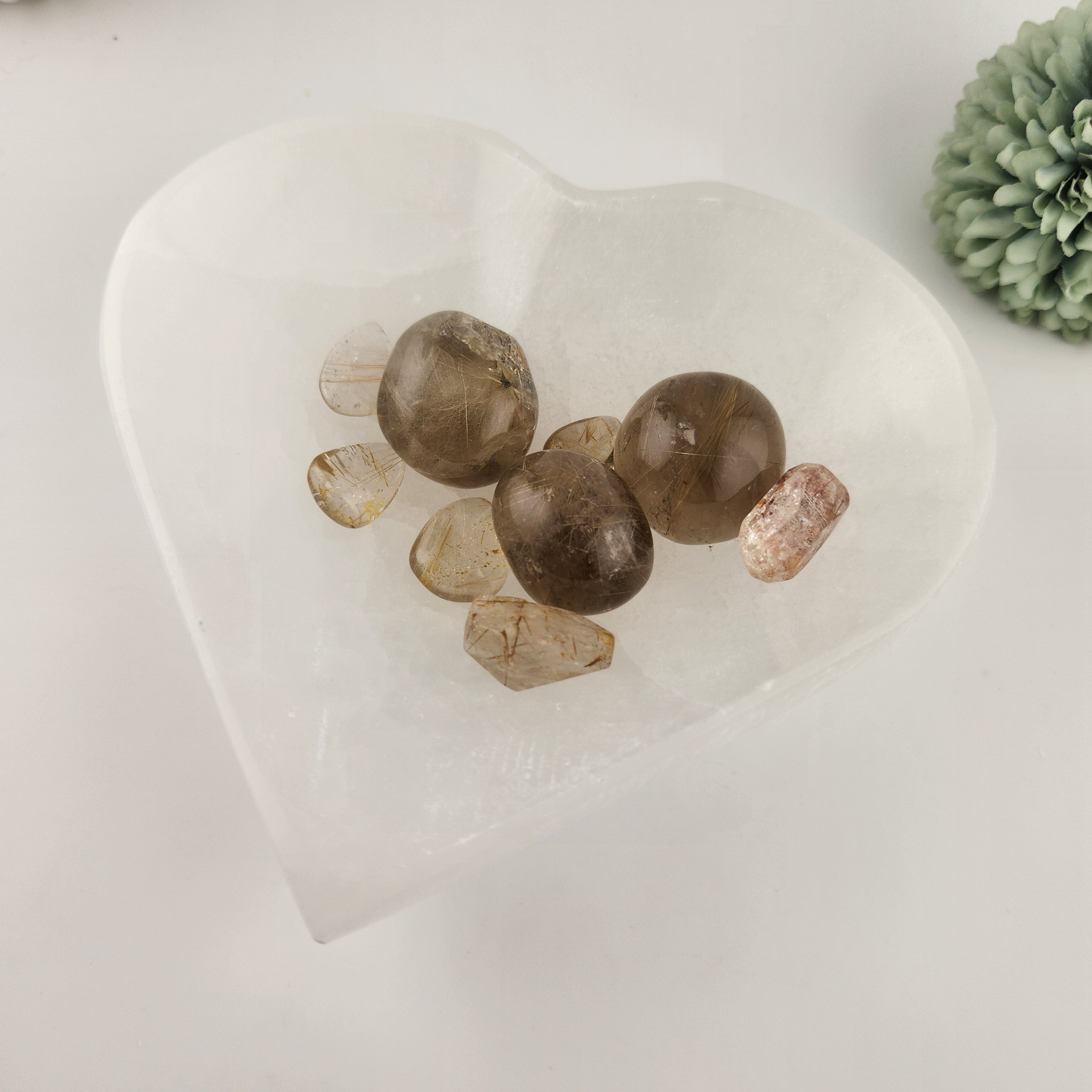 Selenite Heart Bowl
