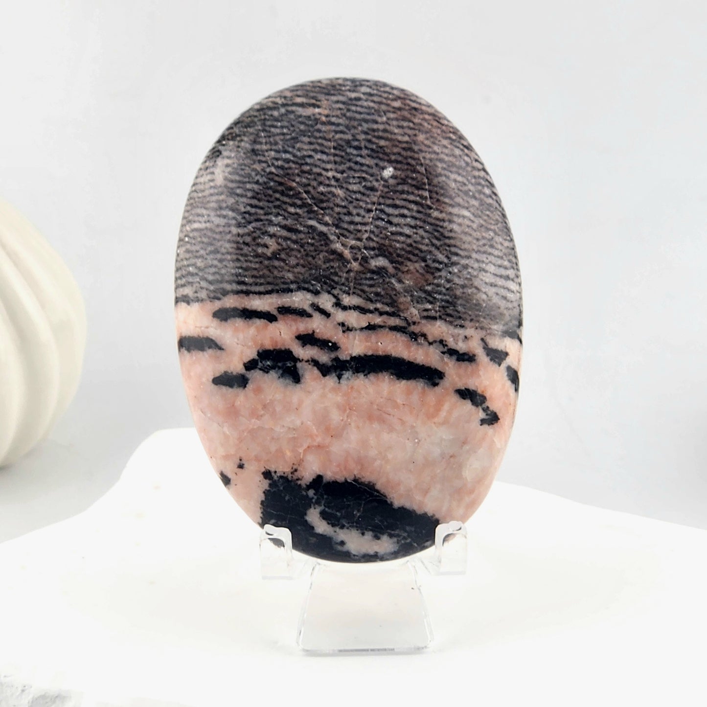 Pink Zebra Jasper Palmstone