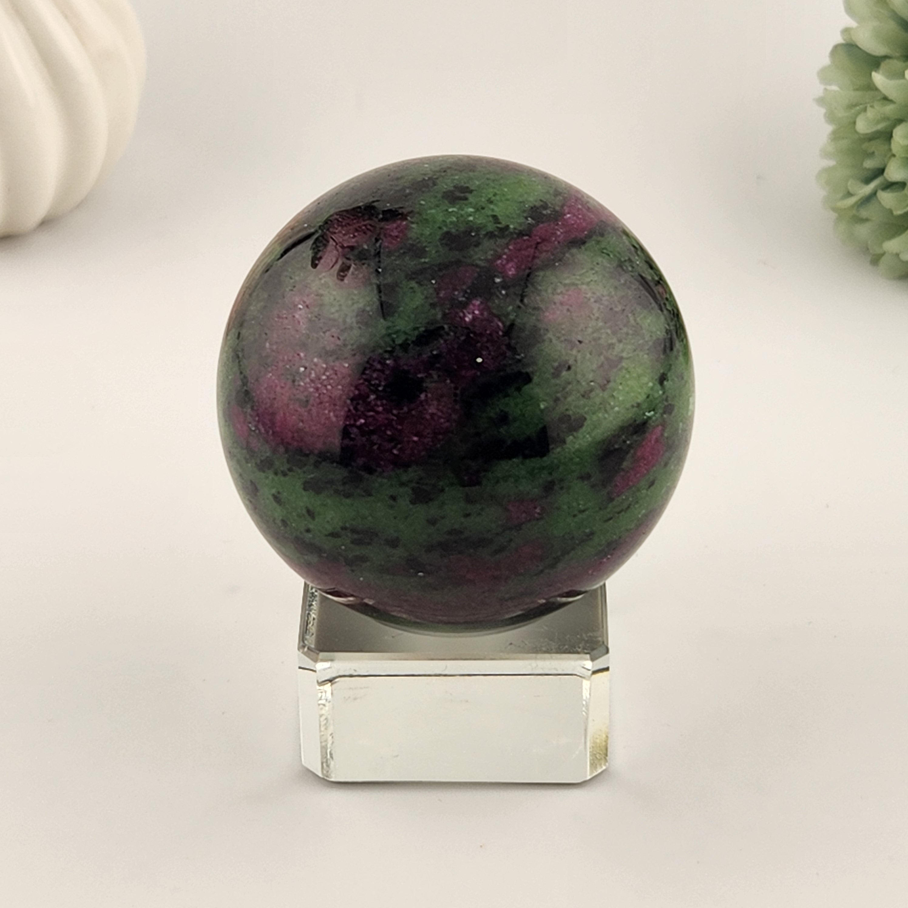 Square Glass Sphere Stand