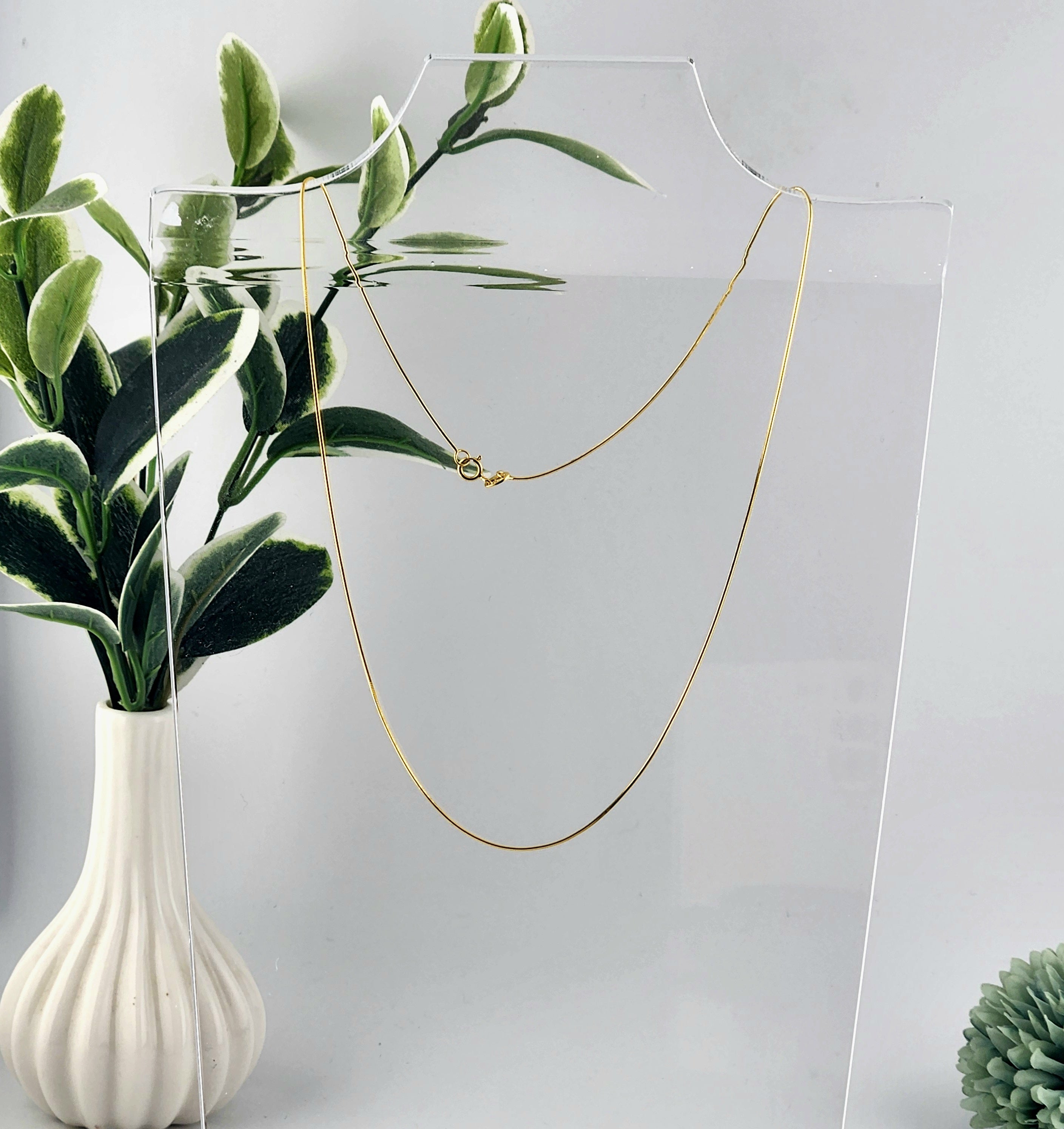 Gold Necklace Chain - Fine