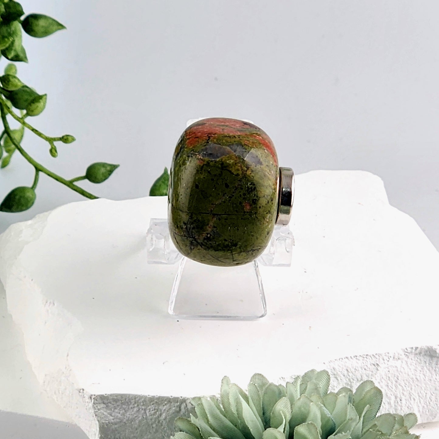 Unakite Crystal Tumble Magnet