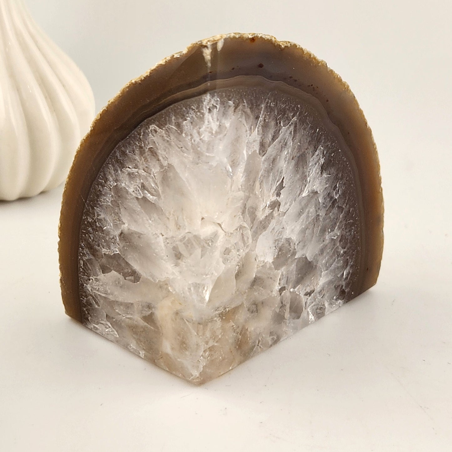 Agate Bookend