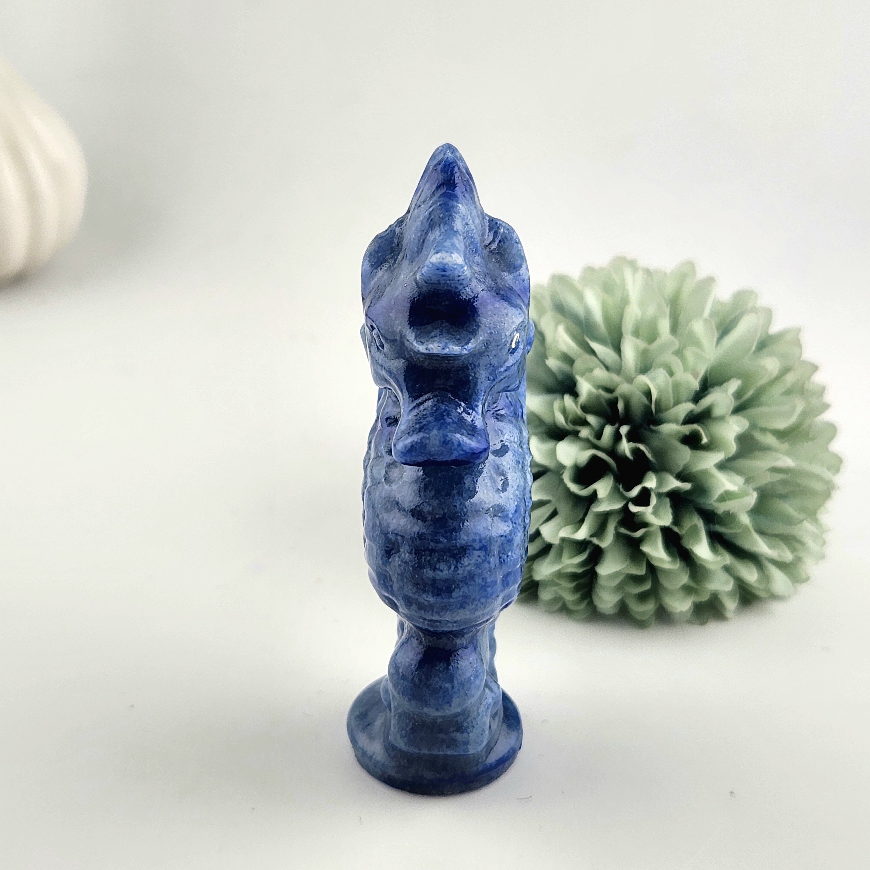 Blue Aventurine Seahorse