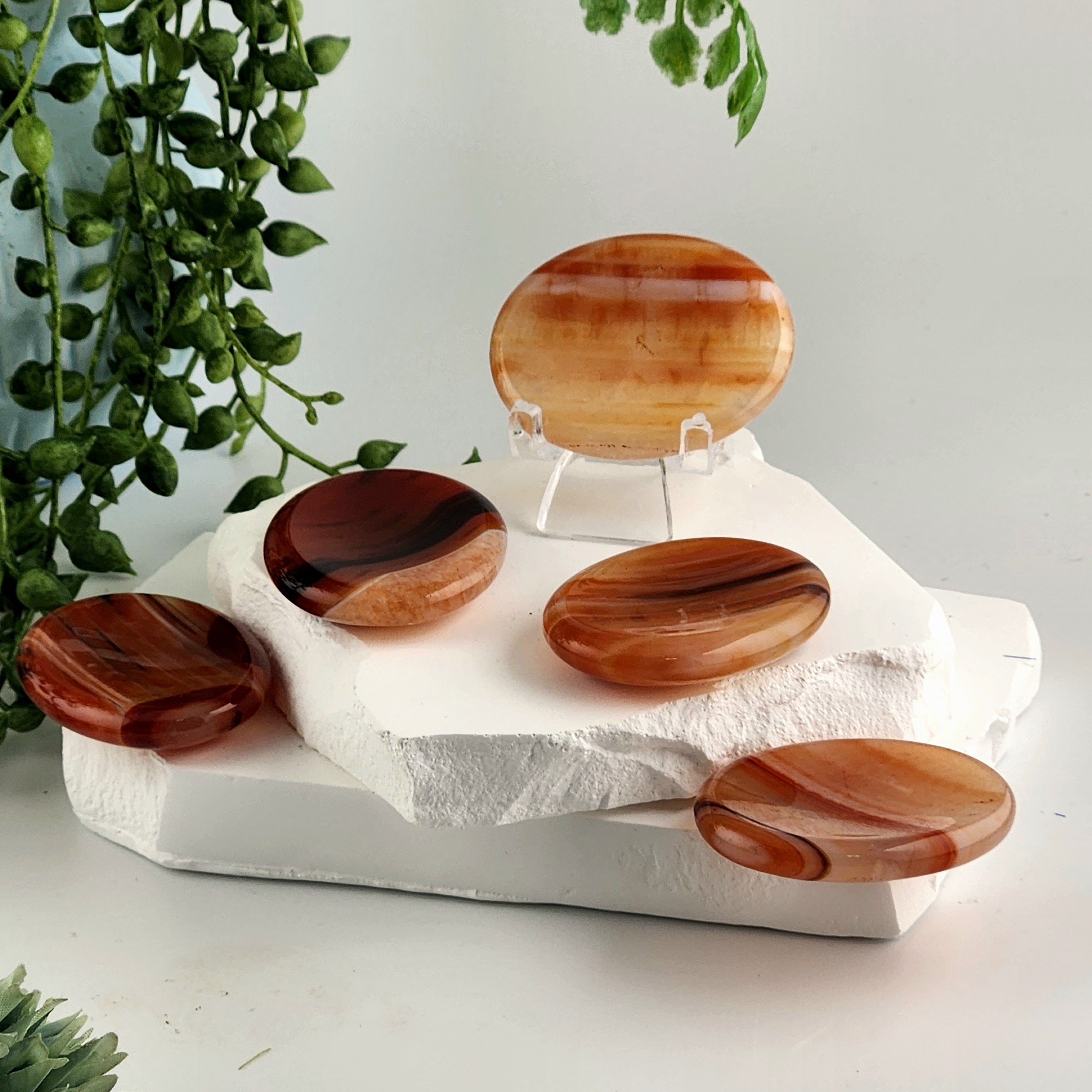 Carnelian Worry Stone
