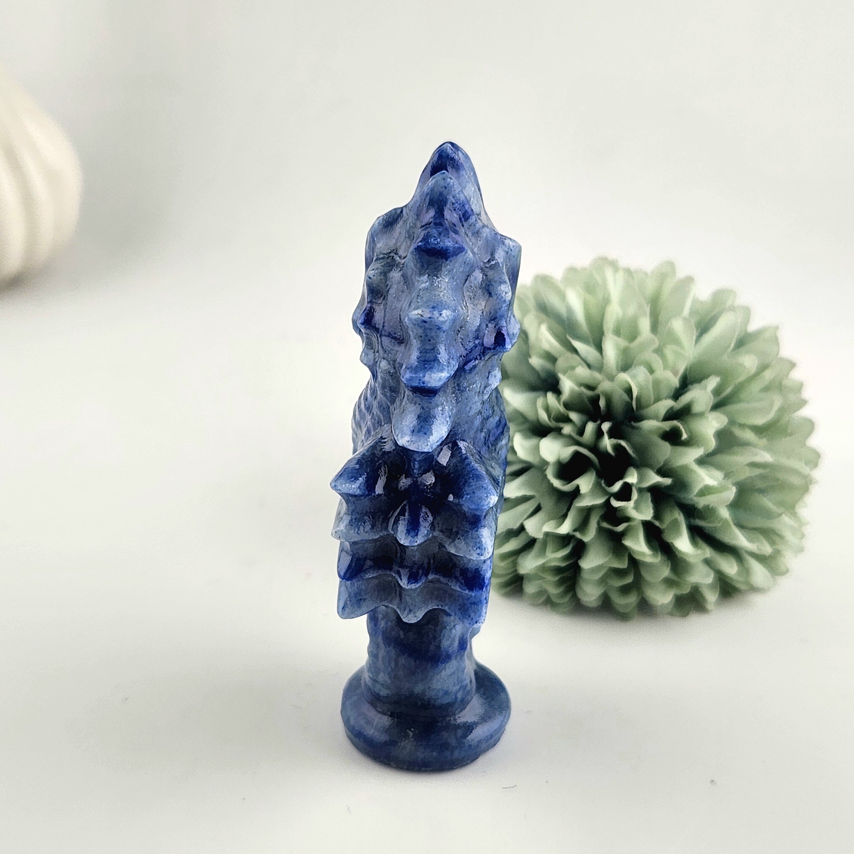 Blue Aventurine Seahorse