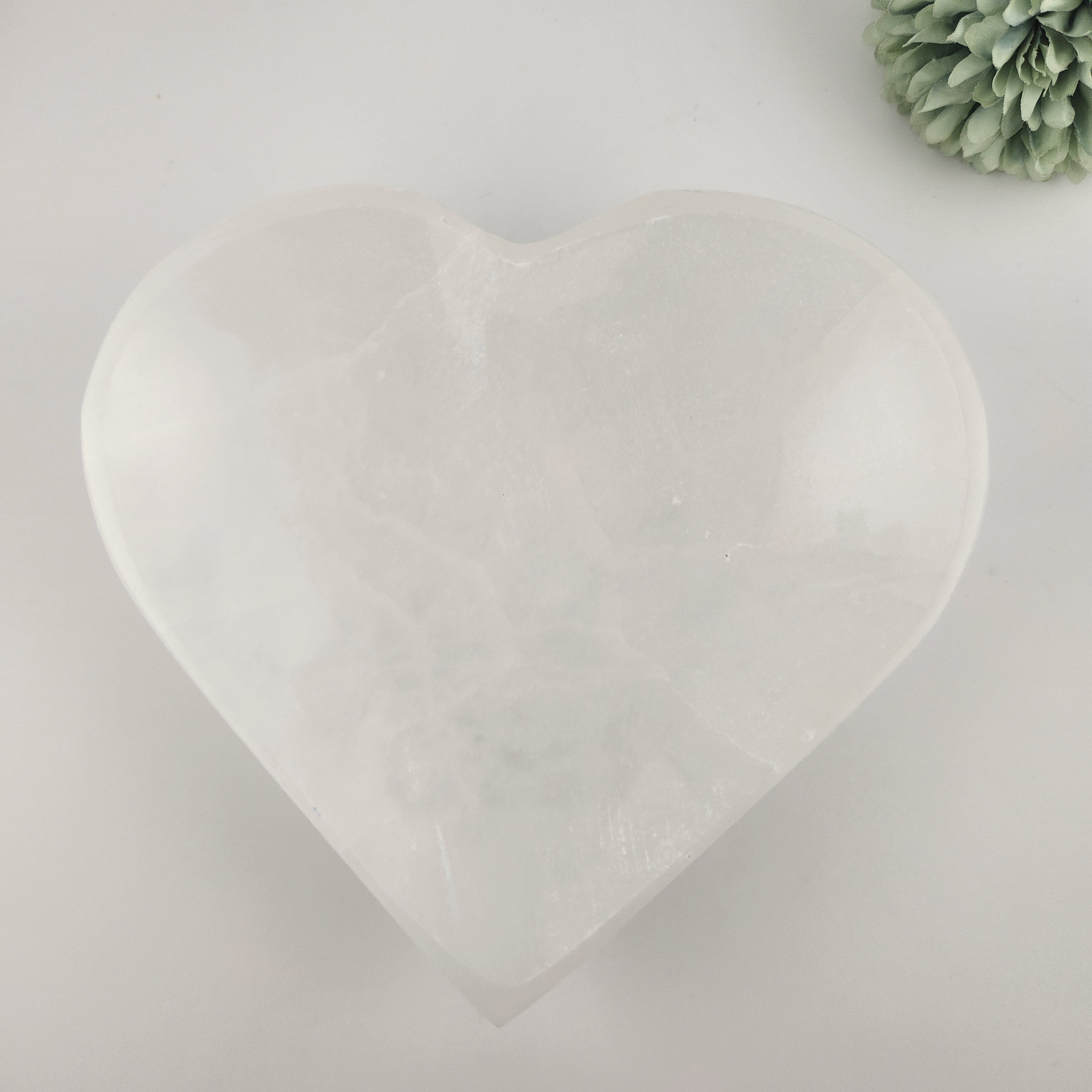 Selenite Heart Bowl