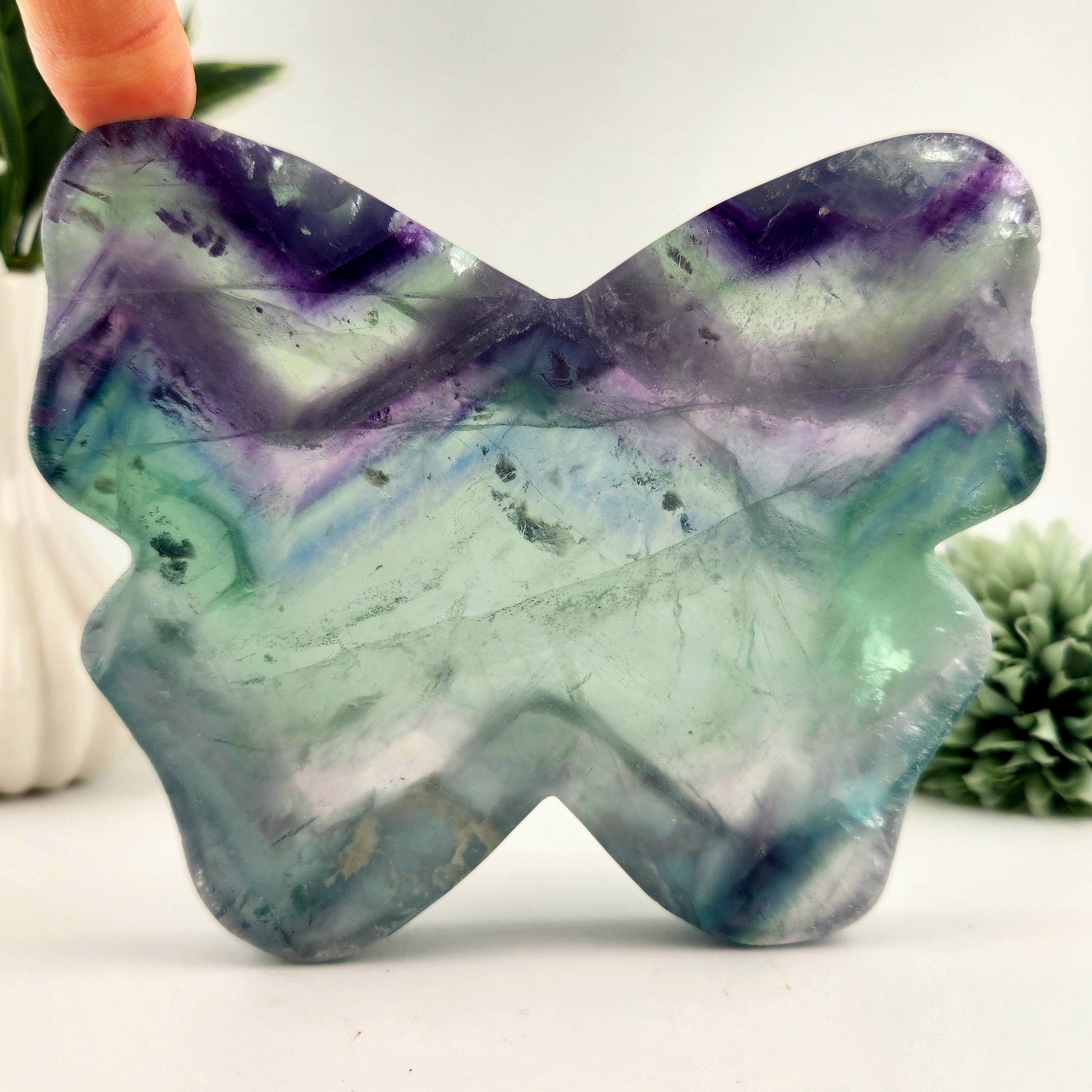 Fluorite Butterfly Bowl