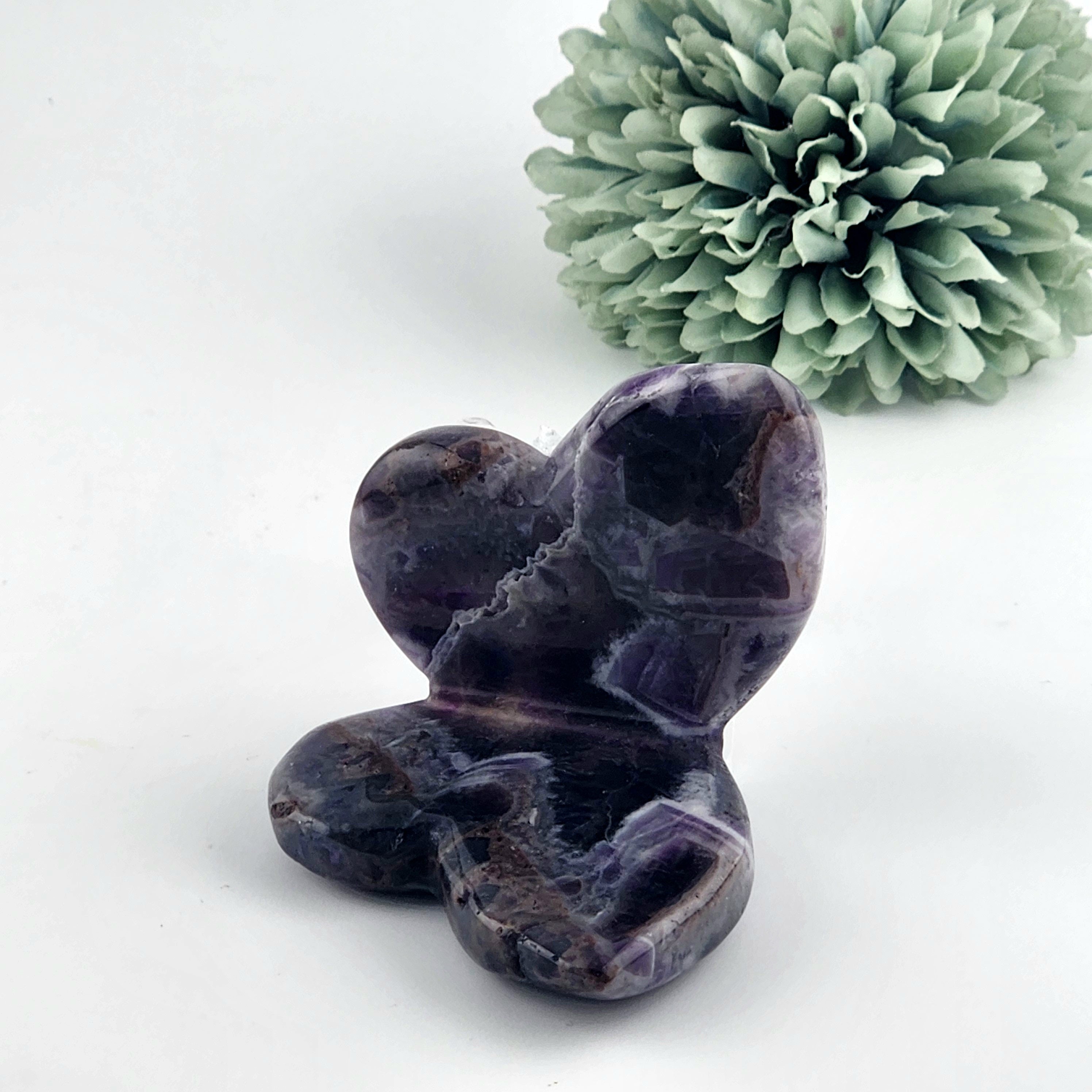 Chevron Dream Amethyst Butterfly