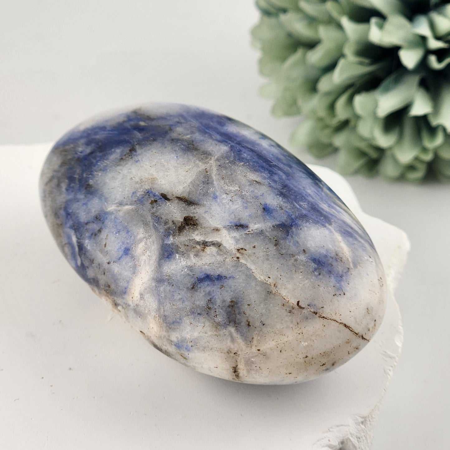 Blue Kyanite Palmstone