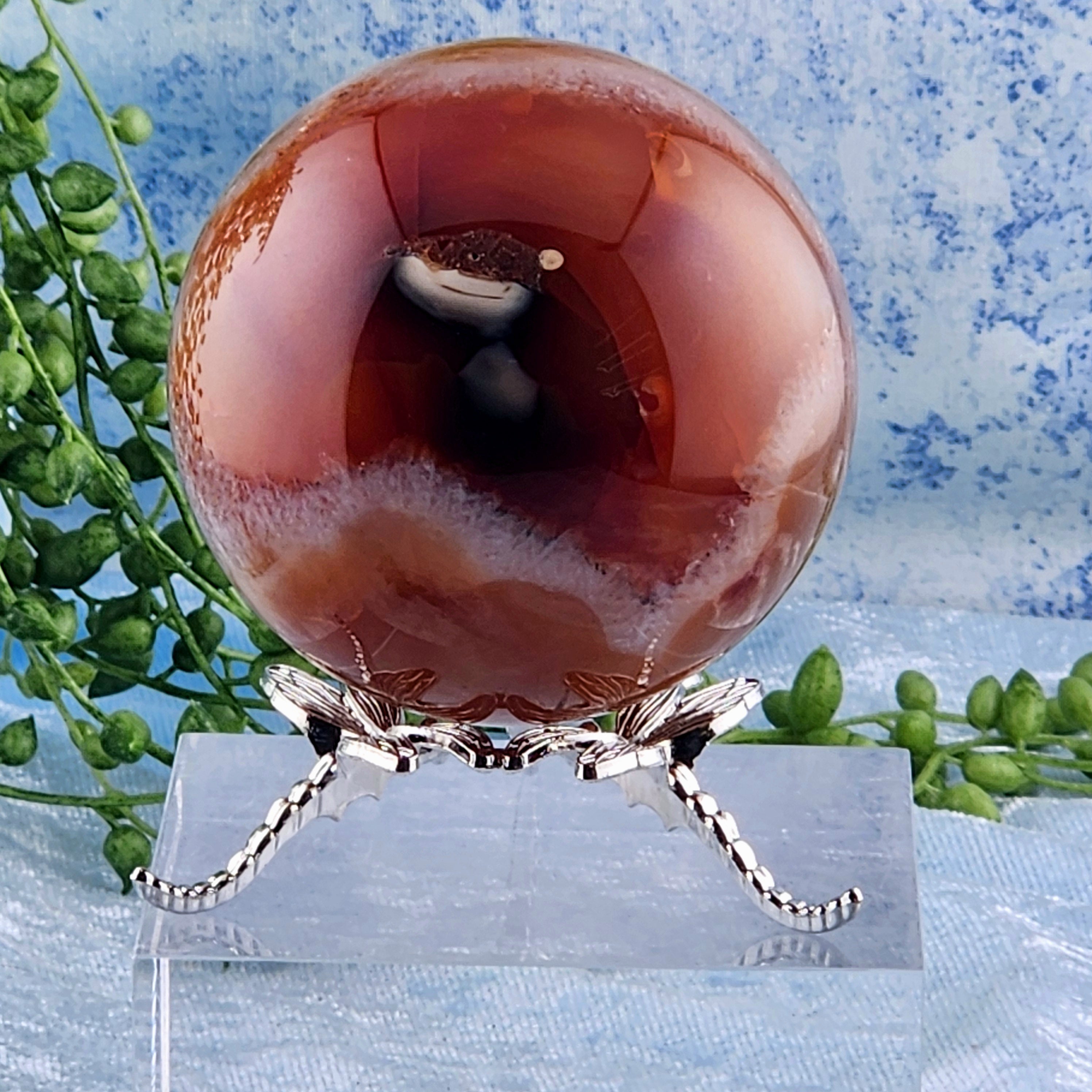Red Agate Sphere