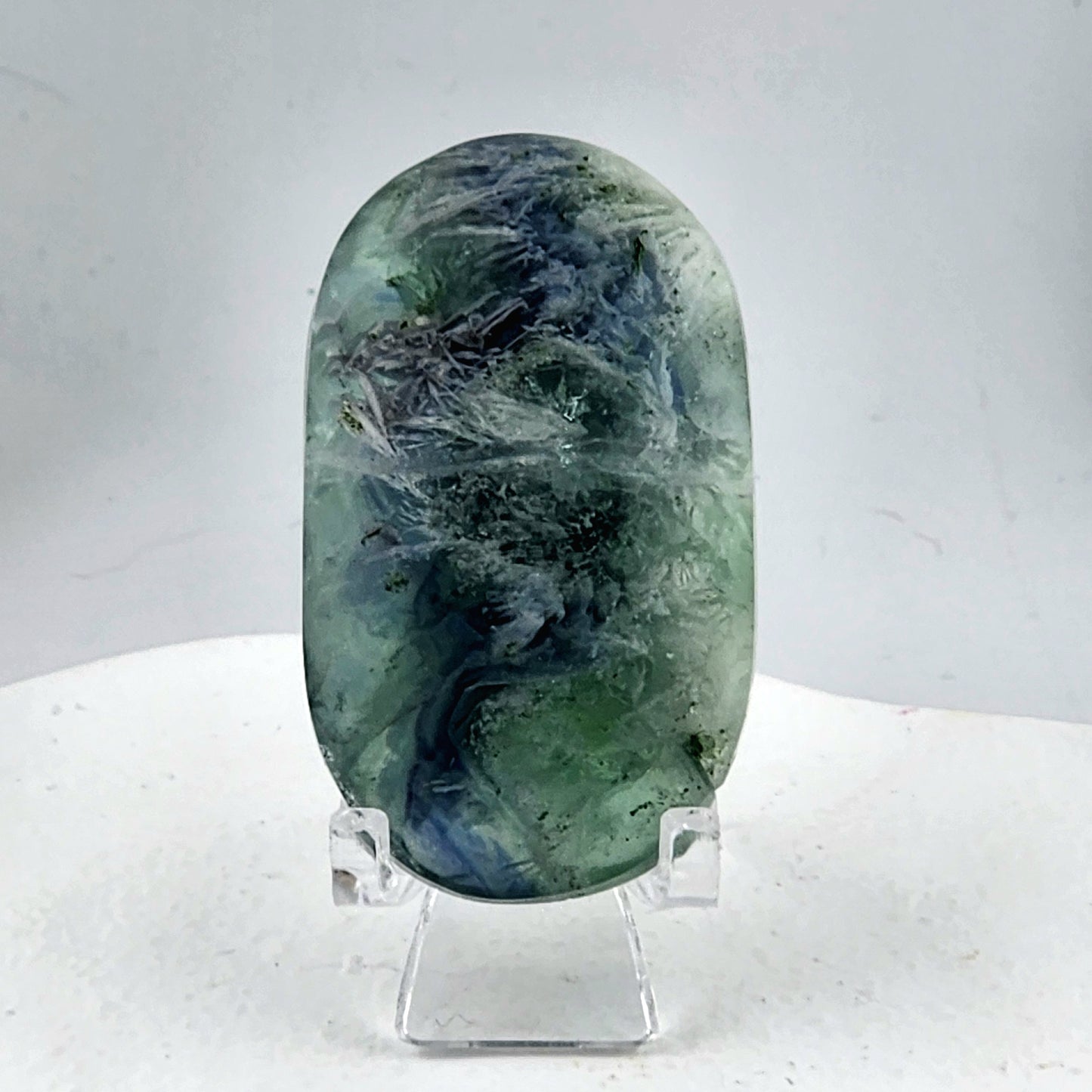 Feather Fluorite Palmstone