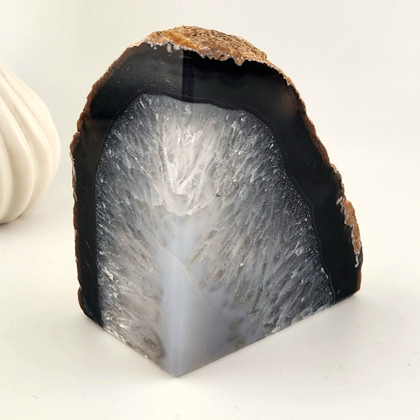 Agate Bookend