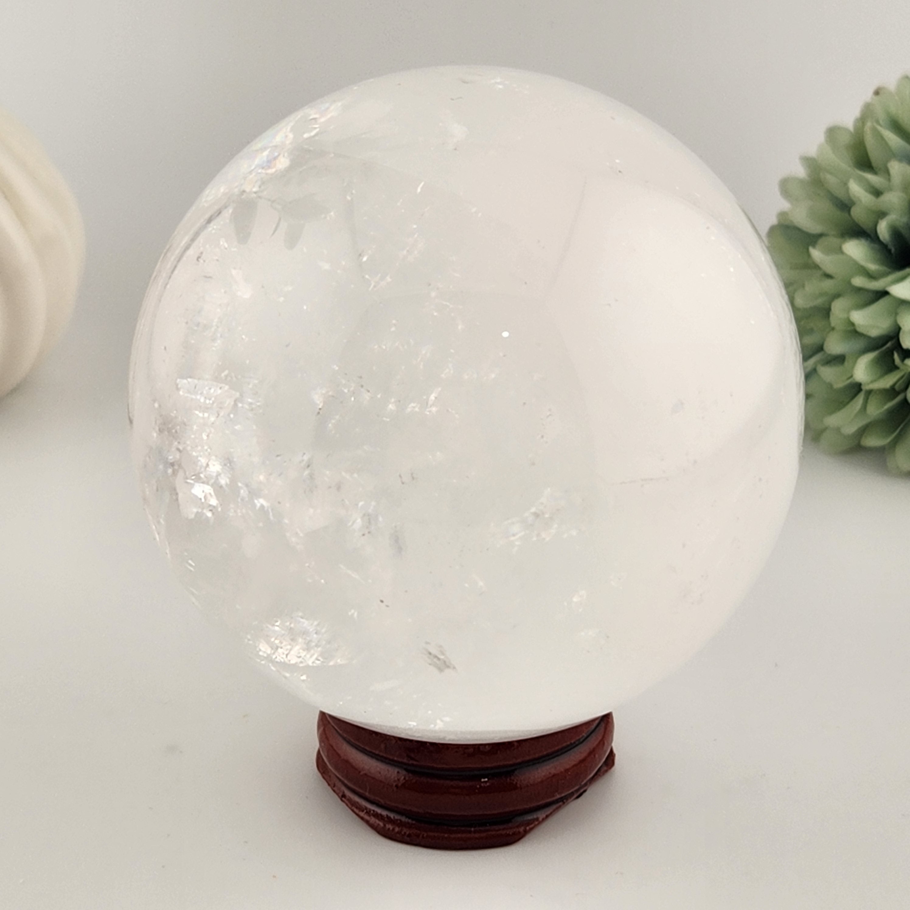 Wood Sphere Stand