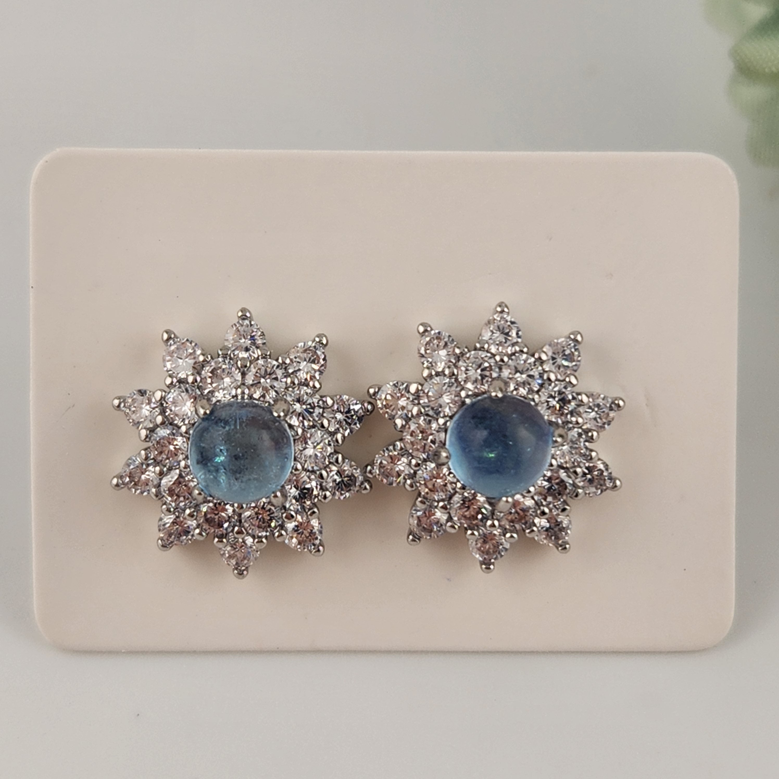 Aquamarine S925 Earrings