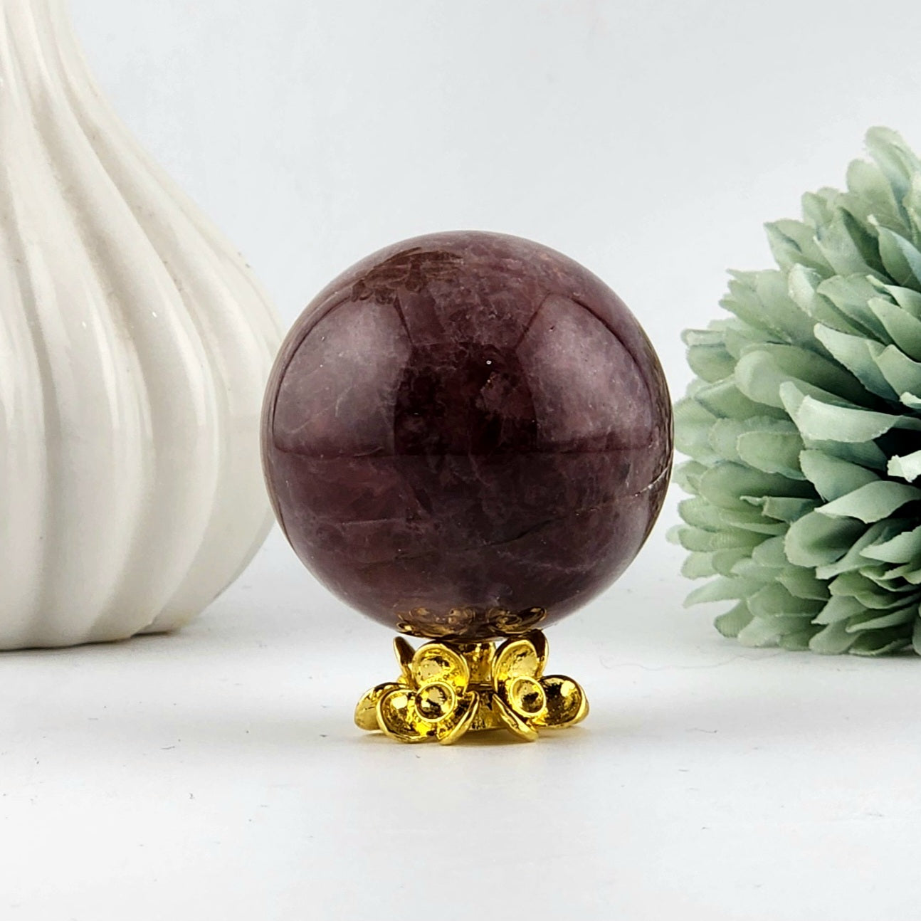 Lavender Rose Quartz Sphere