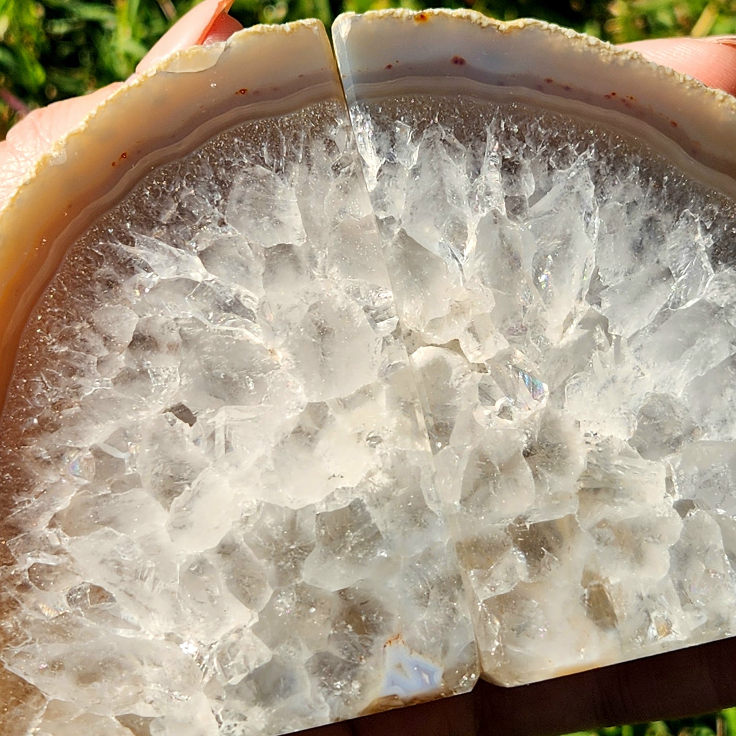 Agate Bookend