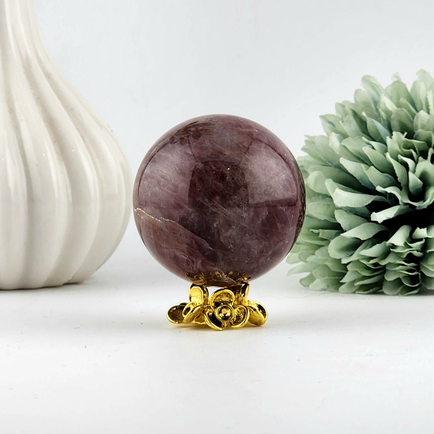Lavender Rose Quartz Sphere