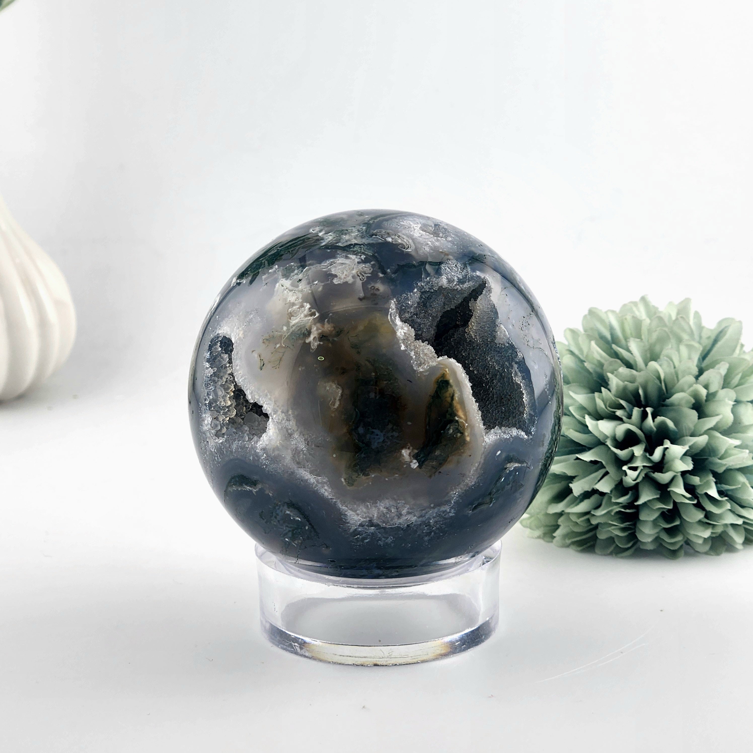 Moss Agate Sphere