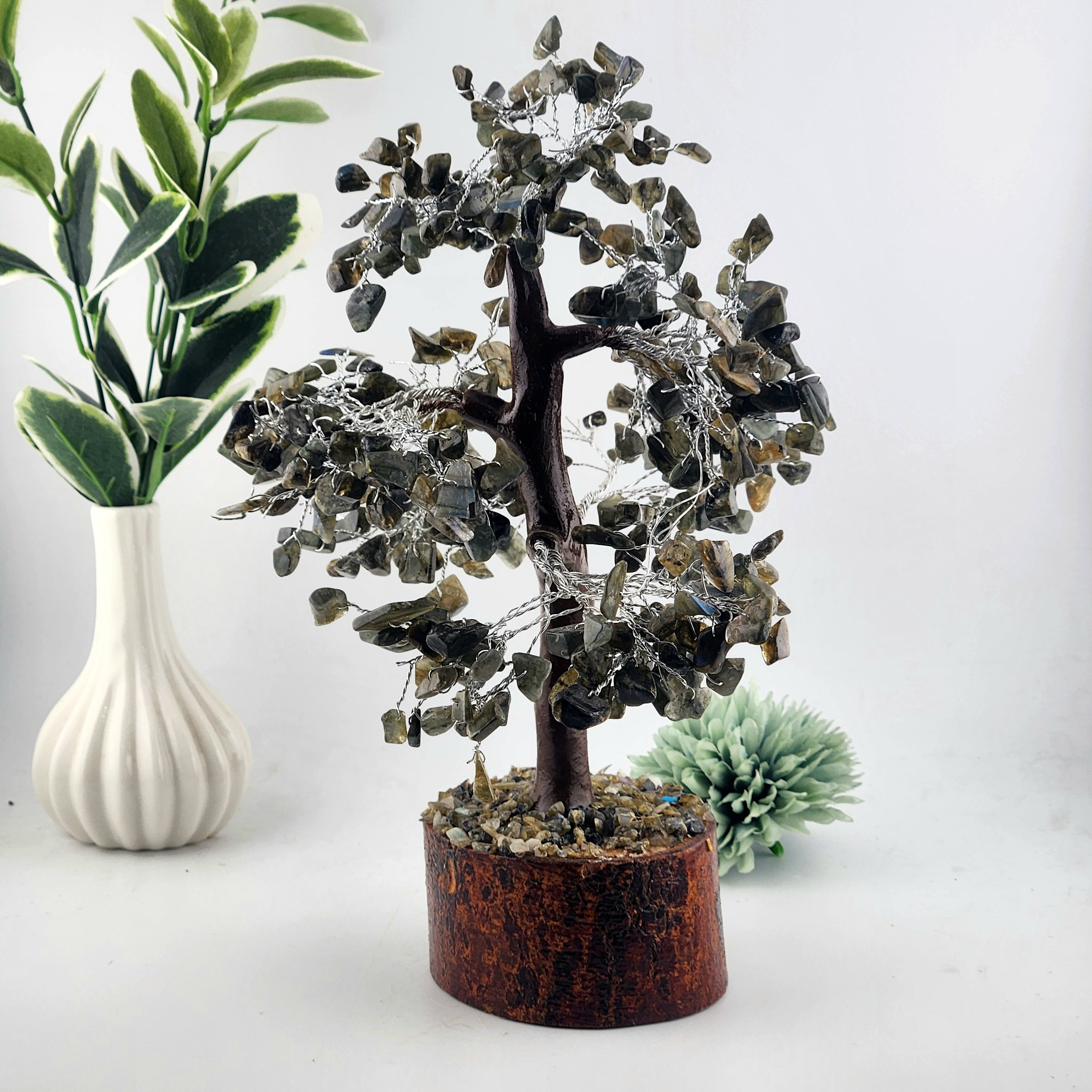 Labradorite Crystal Chip Tree