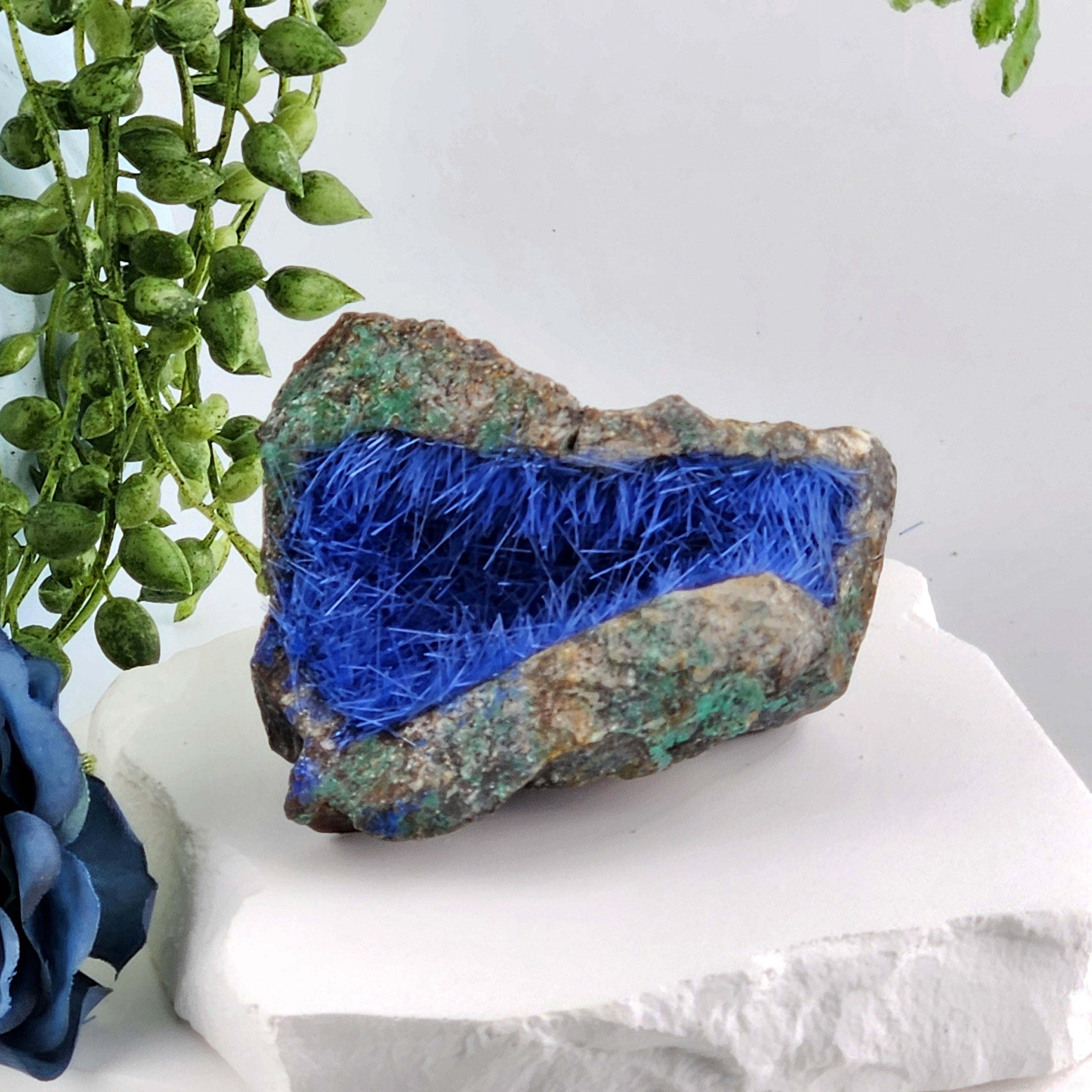 Blue Needle Azurite