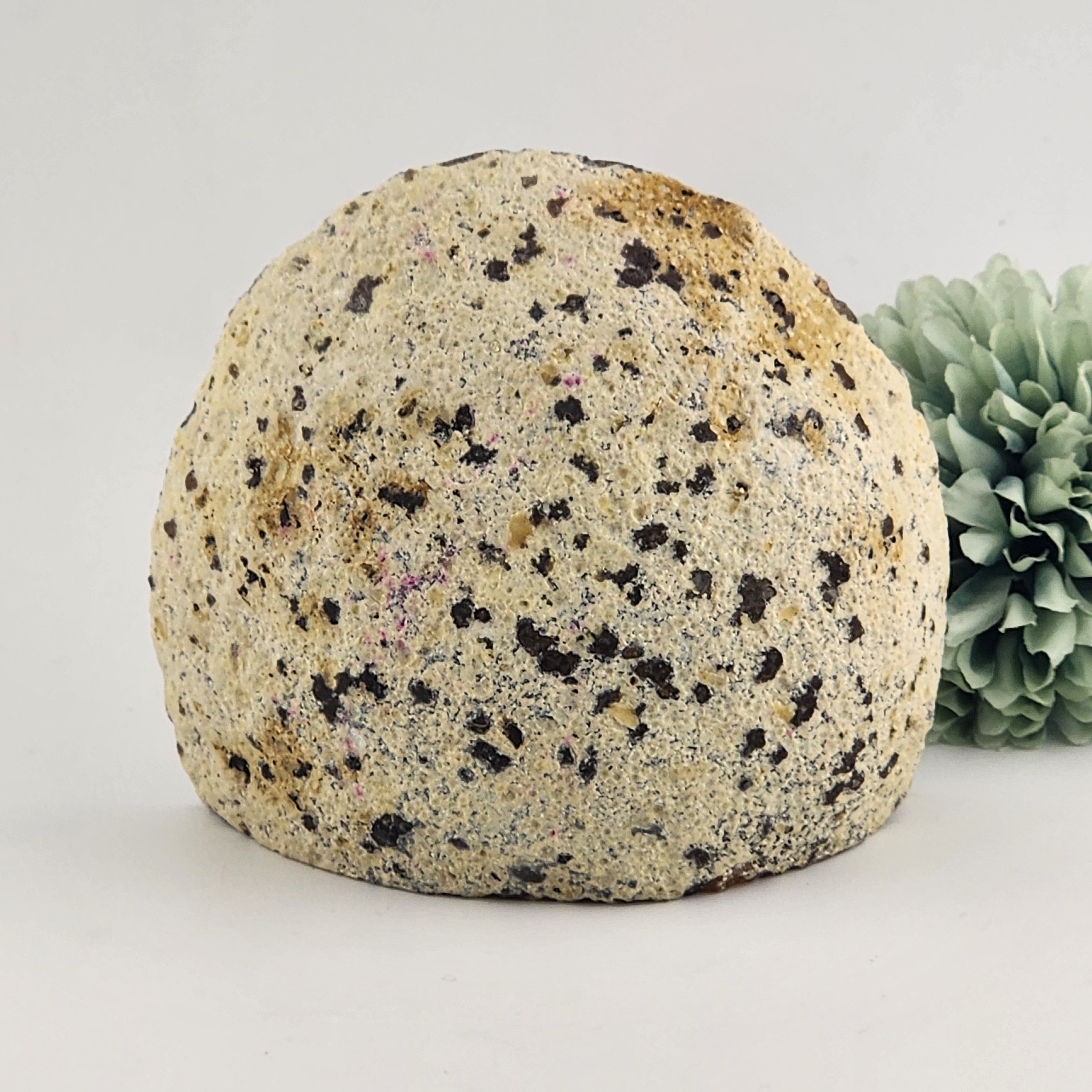 Agate Geode with Quartz Druzy