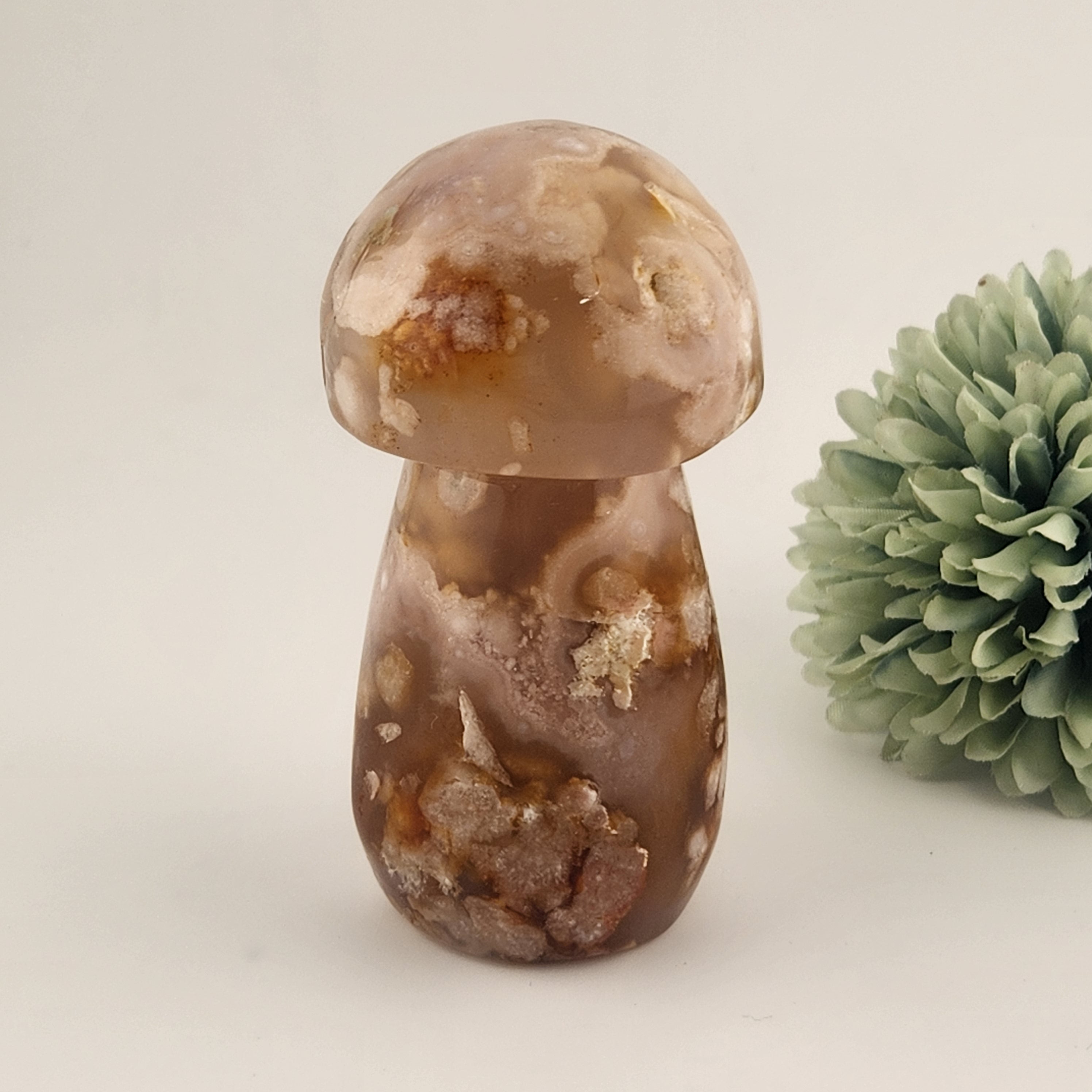 Flower Agate Mushroom
