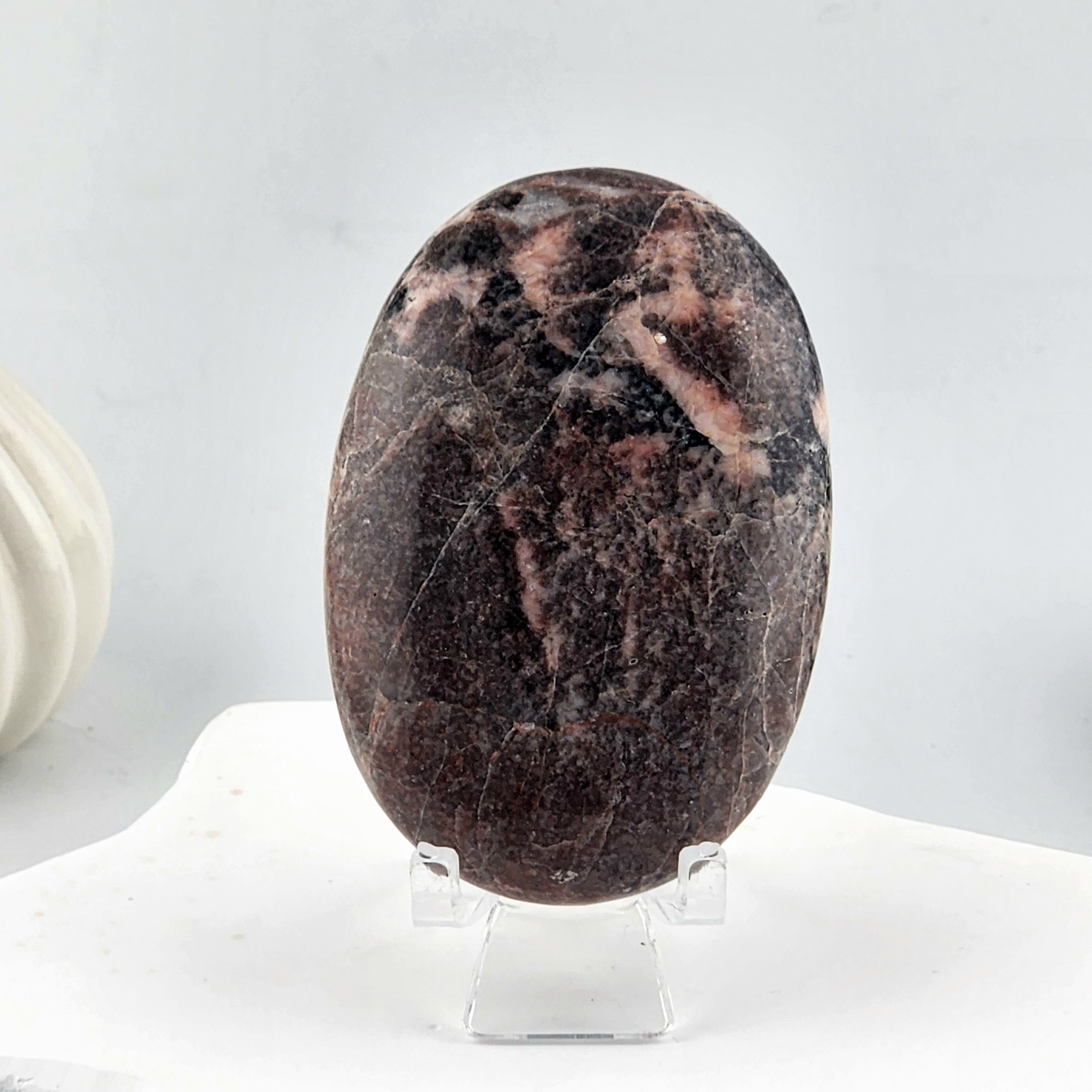 Pink Zebra Jasper Palmstone