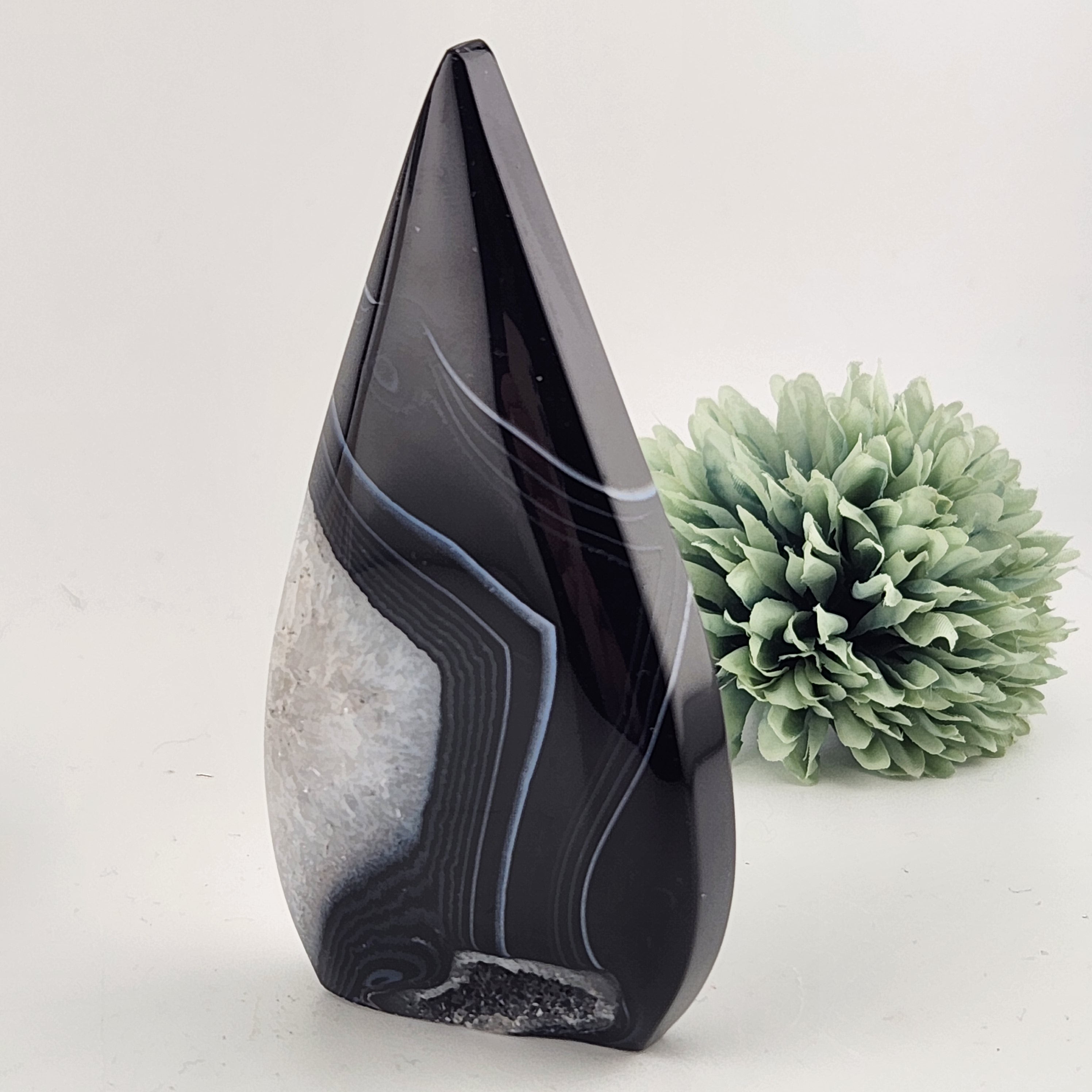 Black Agate Freeform