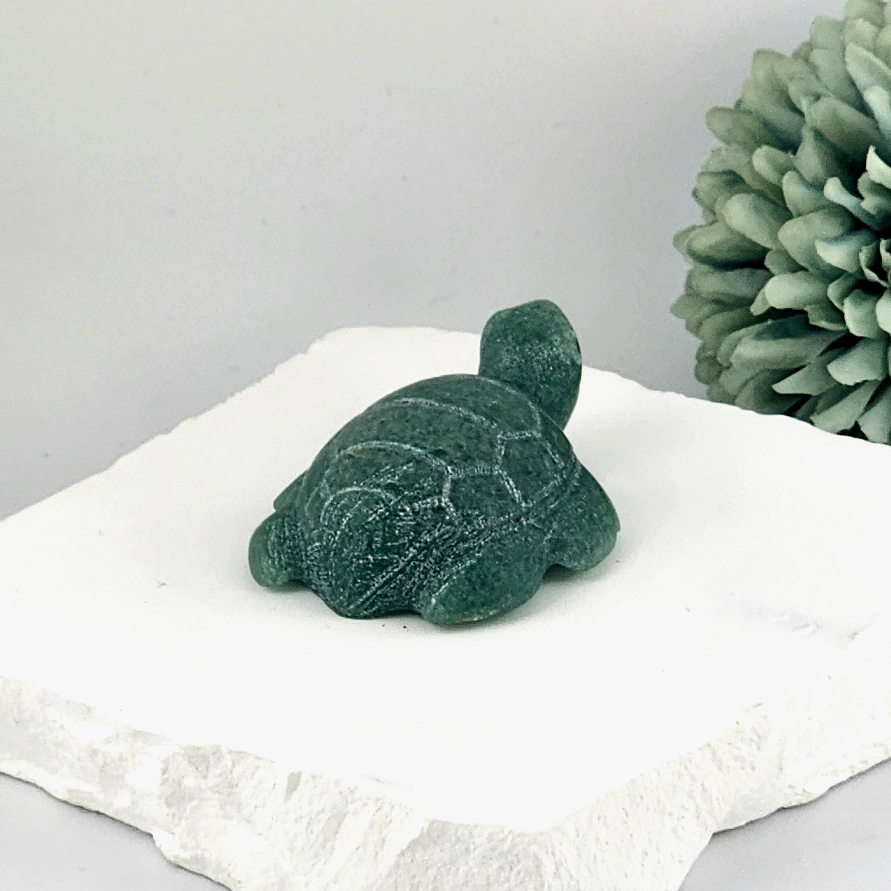 Green Aventurine Turtle