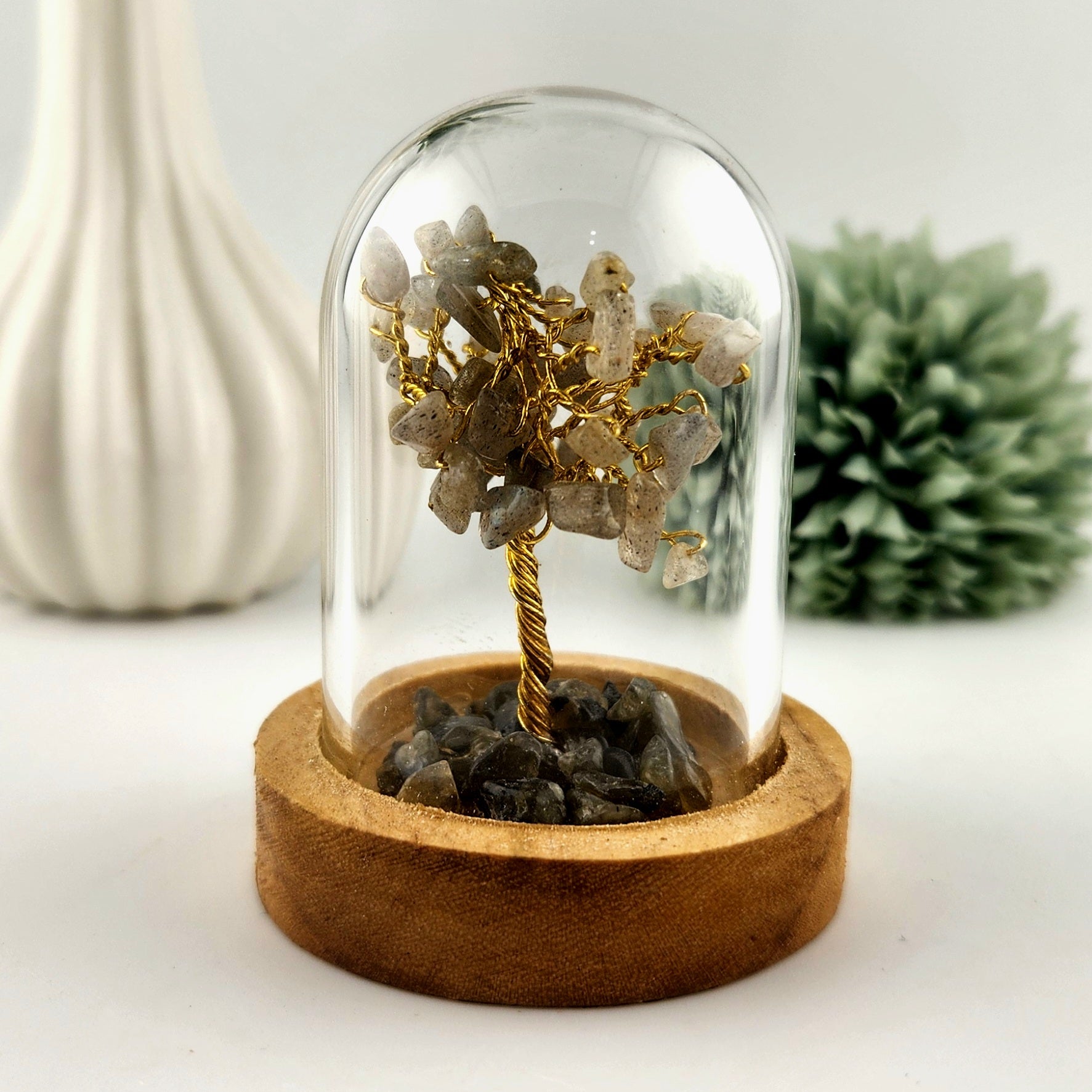 Labradorite Crystal Chip Tree