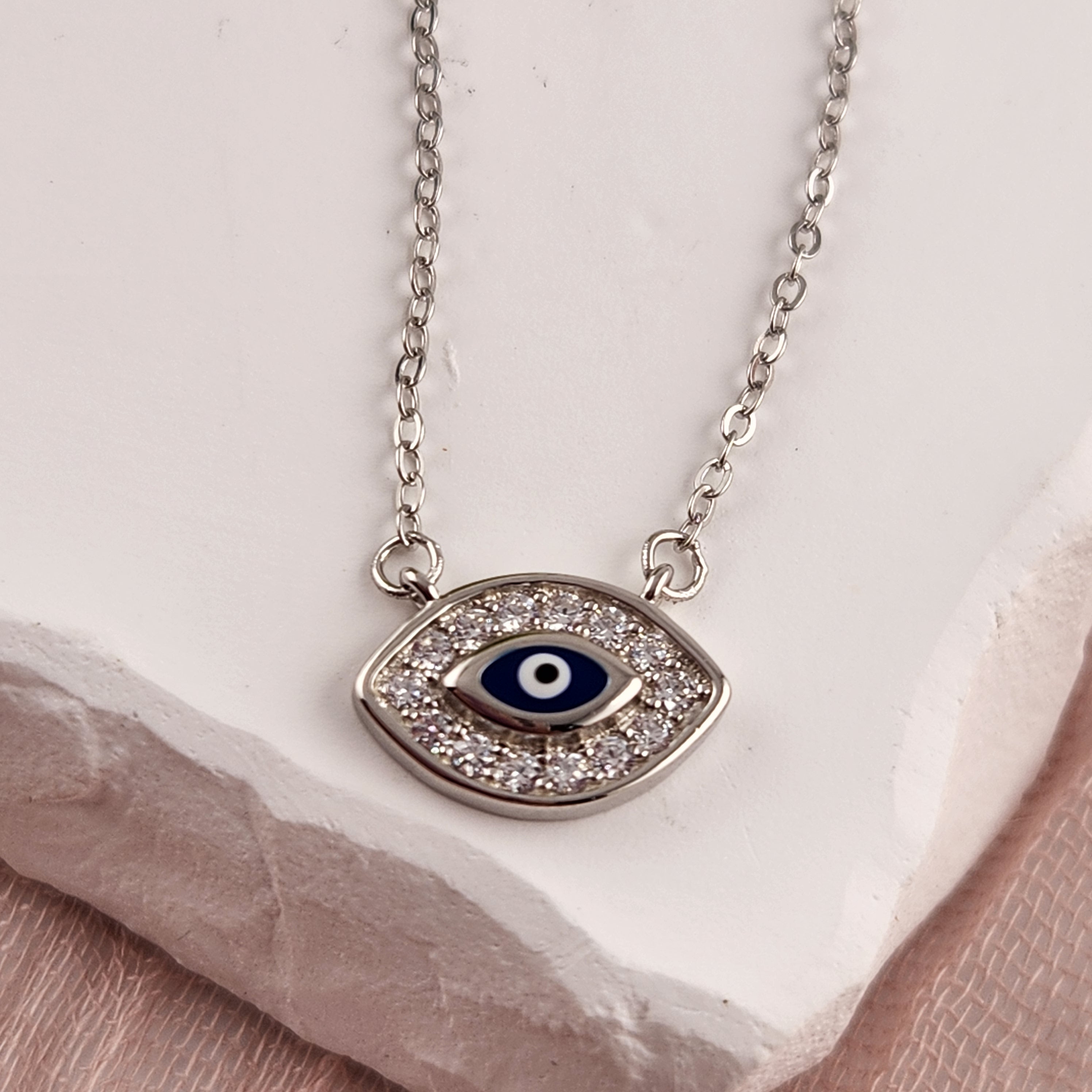 Evil Eye Necklace - Silver S925