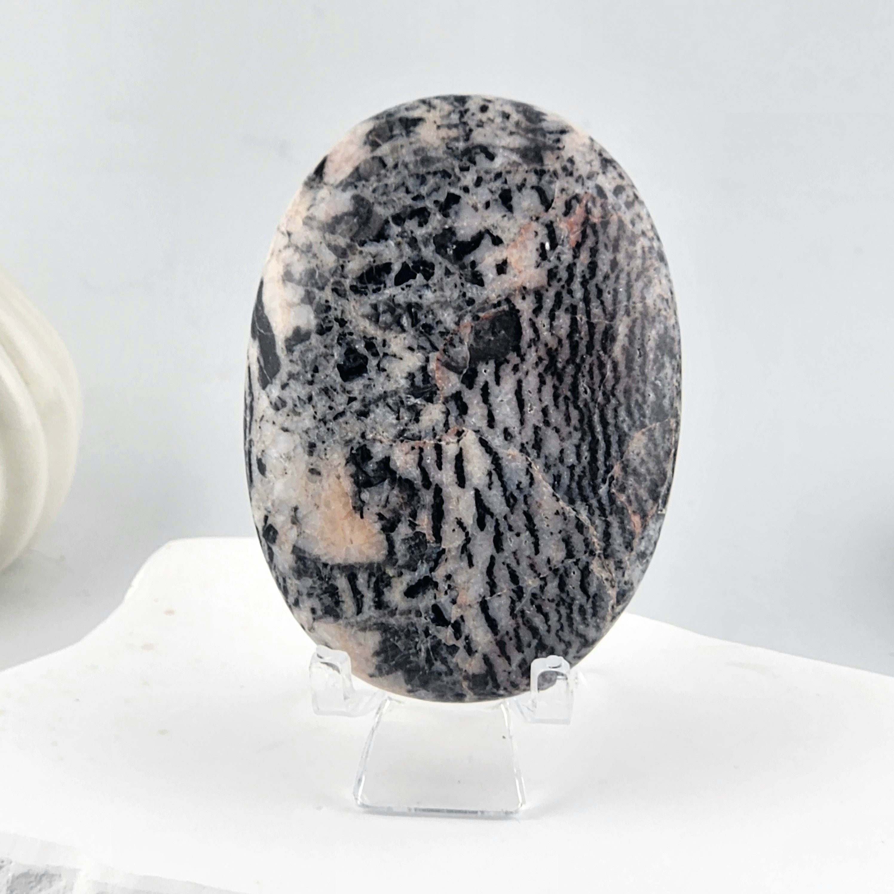 Pink Zebra Jasper Palmstone