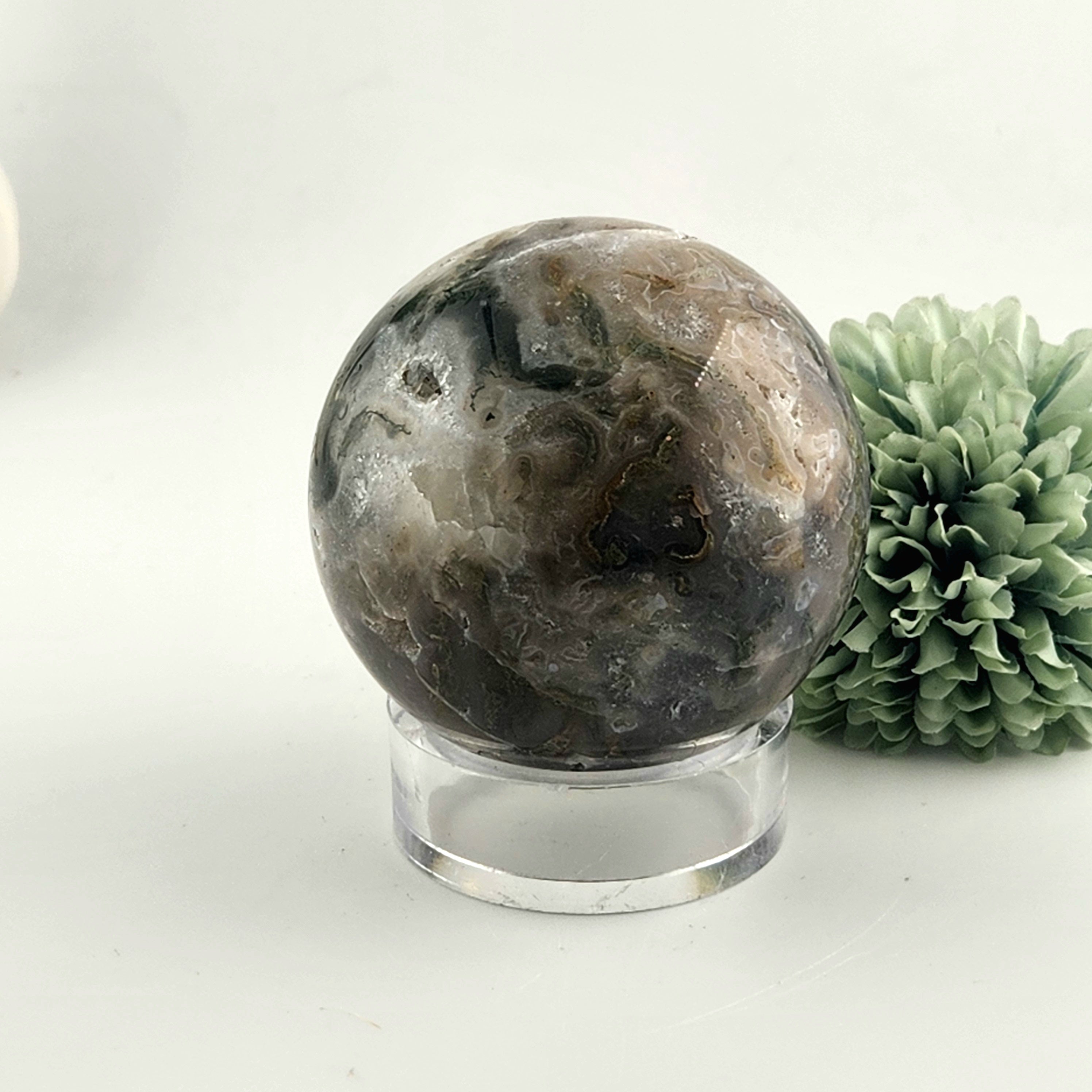 Moss Agate Sphere