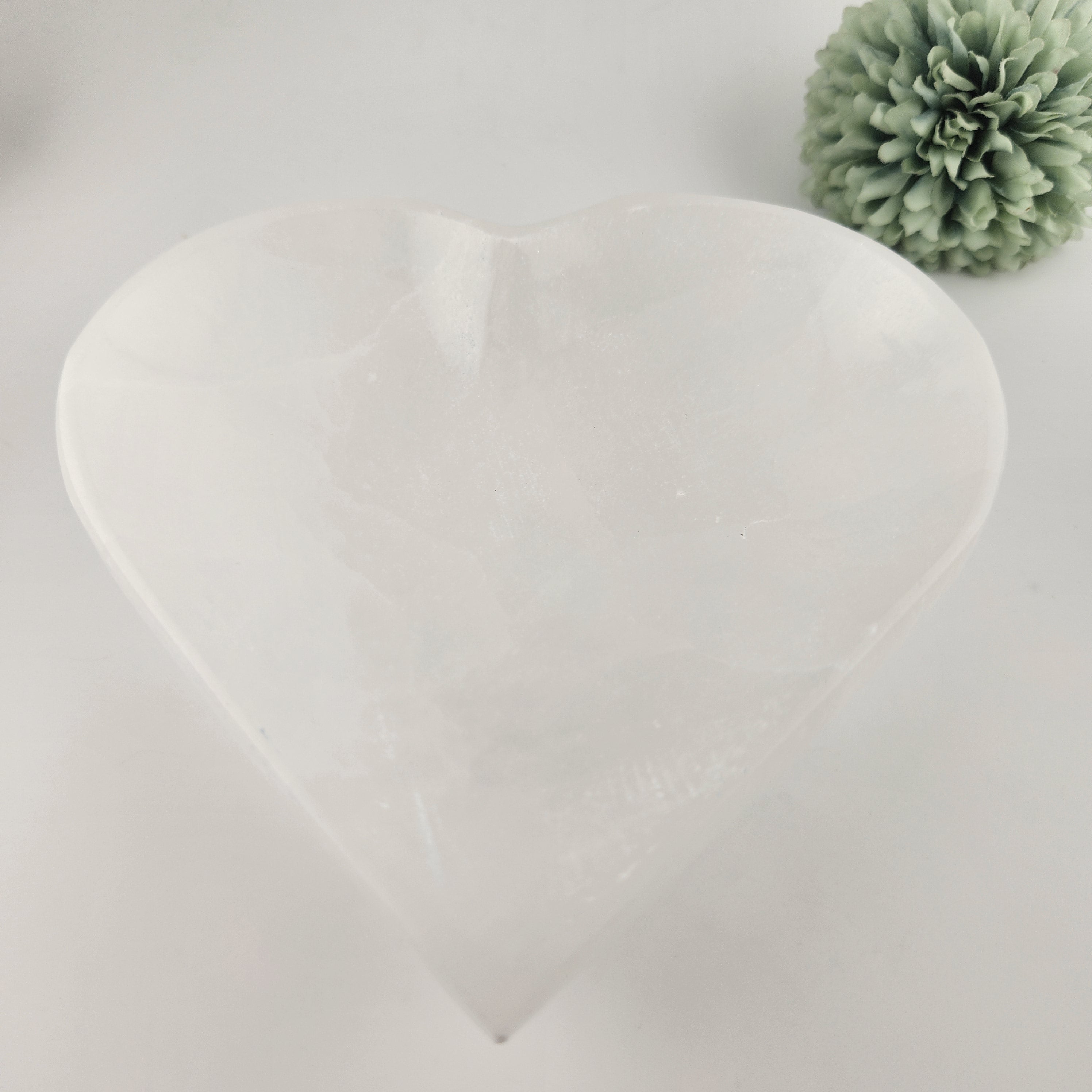 Selenite Heart Bowl